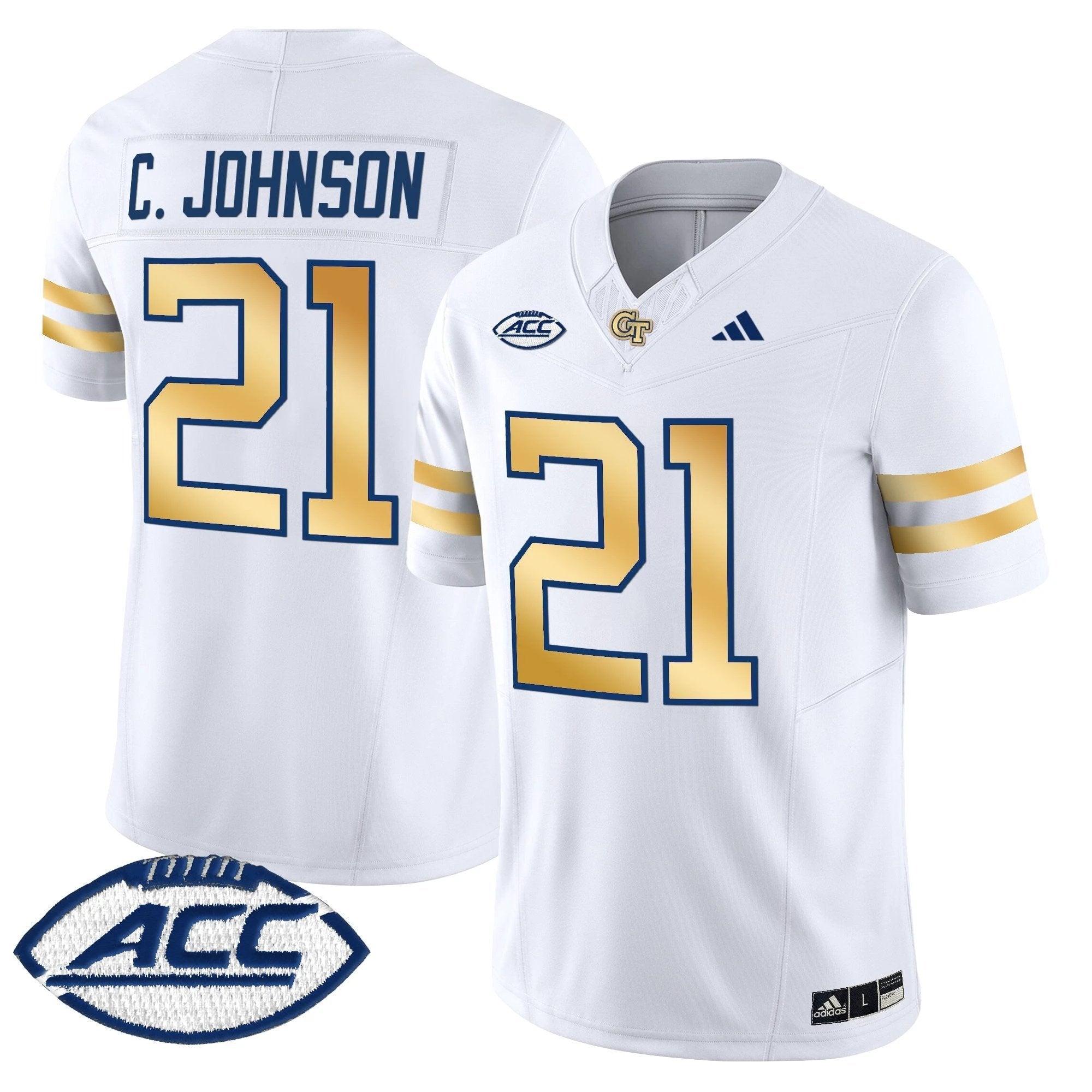 Georgia Tech Yellow Jackets 2025 Vapor Limited Jersey - All stitched by Georgia Tech Yellow Jackets