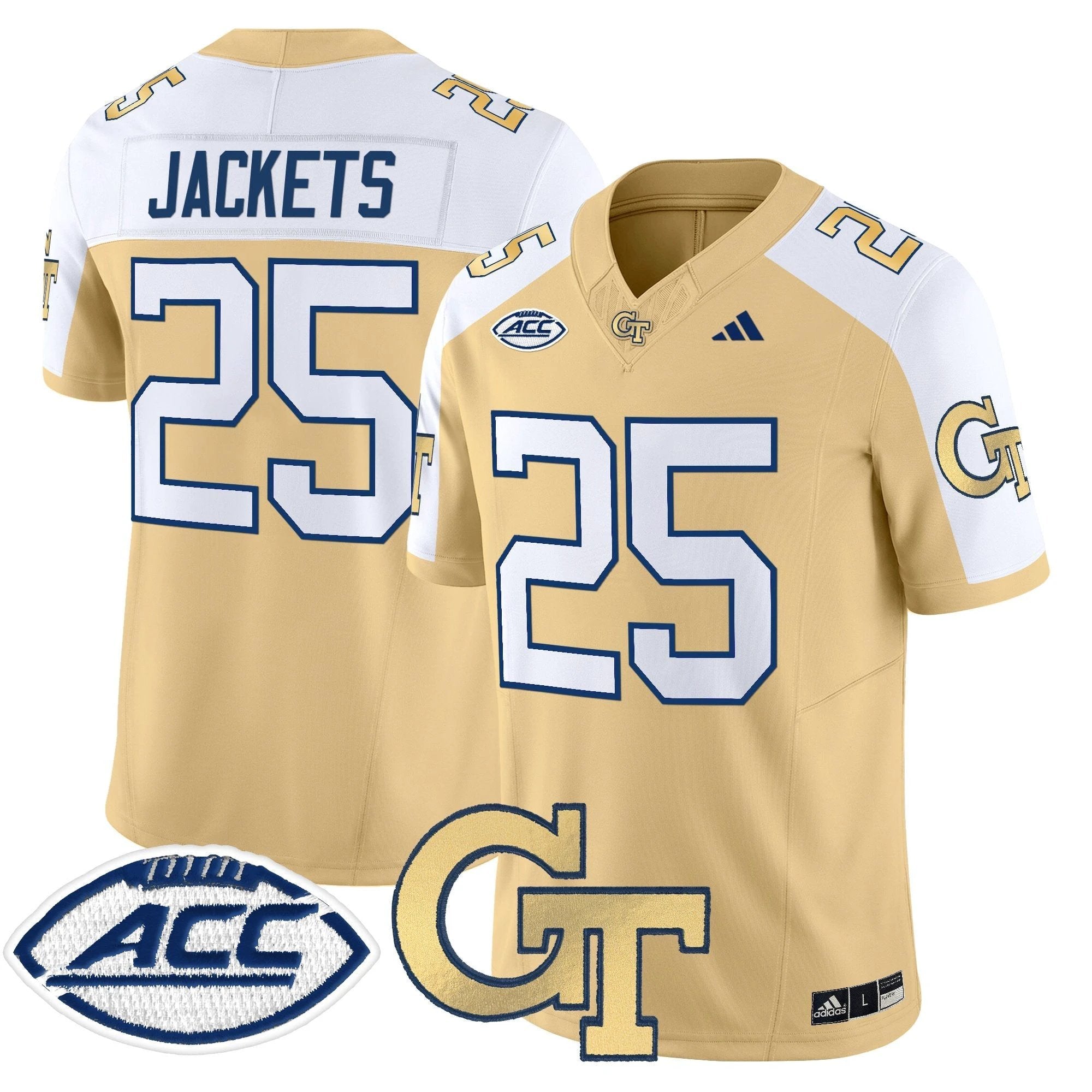 Georgia Tech Yellow Jackets 2025 Vapor Limited Jersey - All stitched by Georgia Tech Yellow Jackets