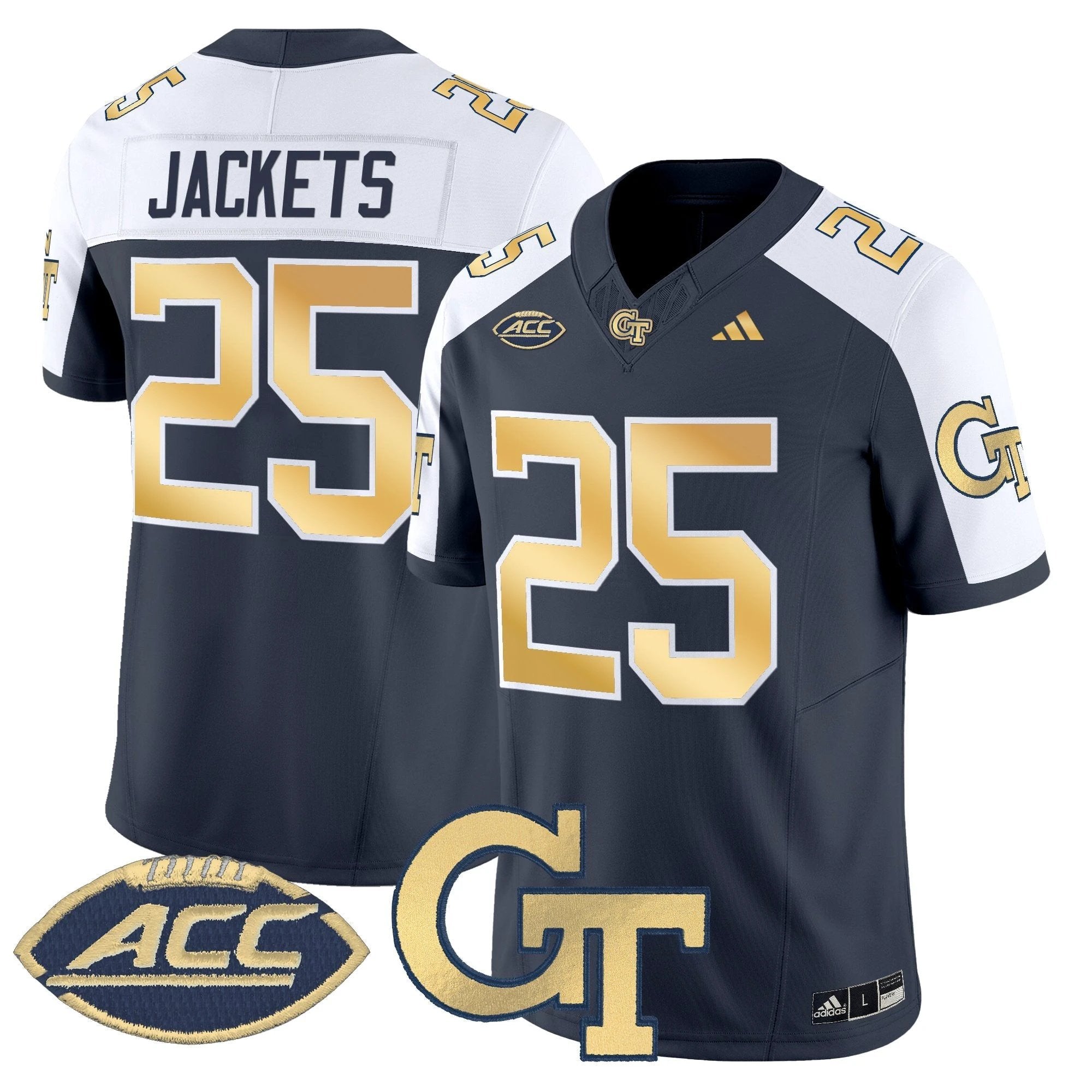 Georgia Tech Yellow Jackets 2025 Vapor Limited Jersey - All stitched by Georgia Tech Yellow Jackets