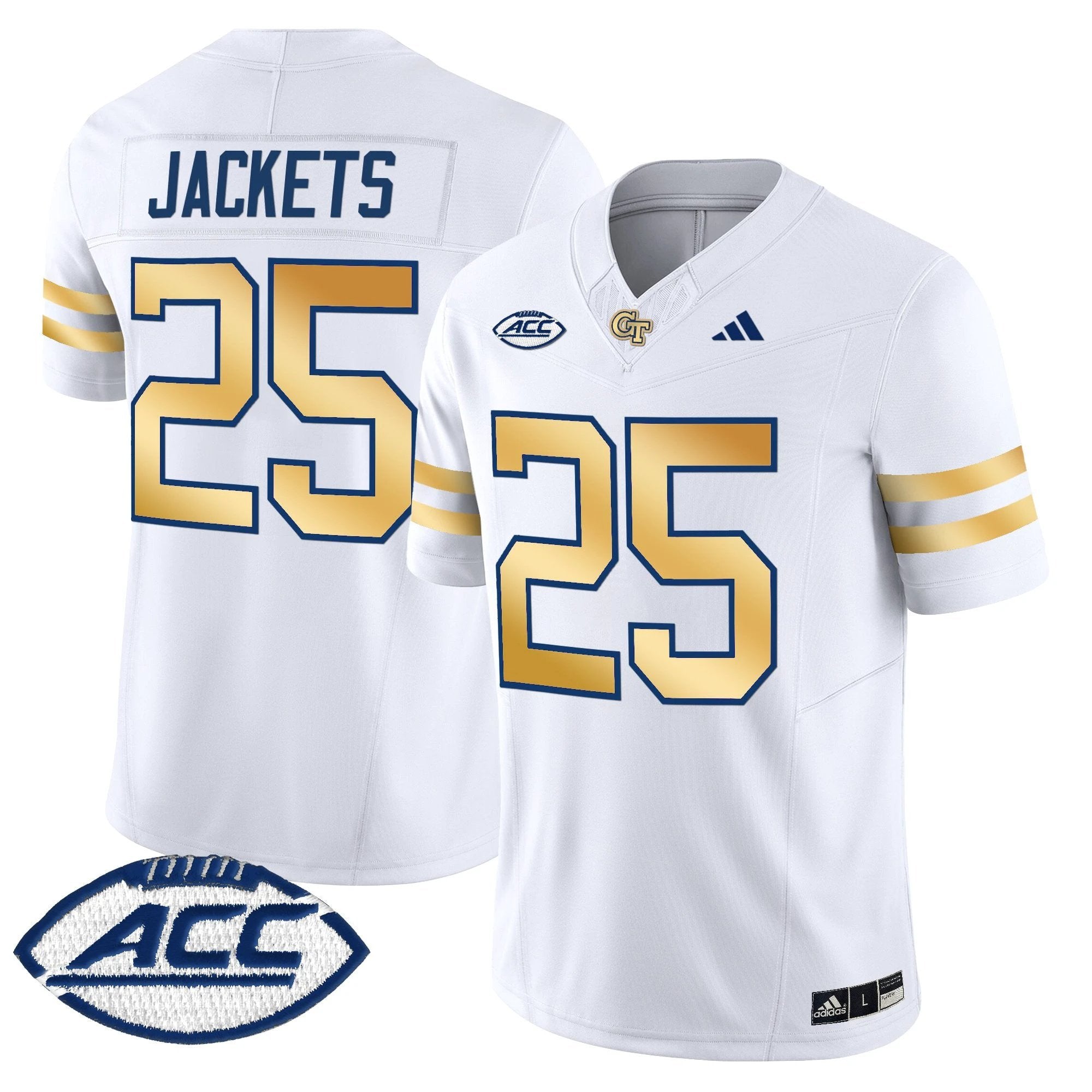 Georgia Tech Yellow Jackets 2025 Vapor Limited Jersey - All stitched by Georgia Tech Yellow Jackets