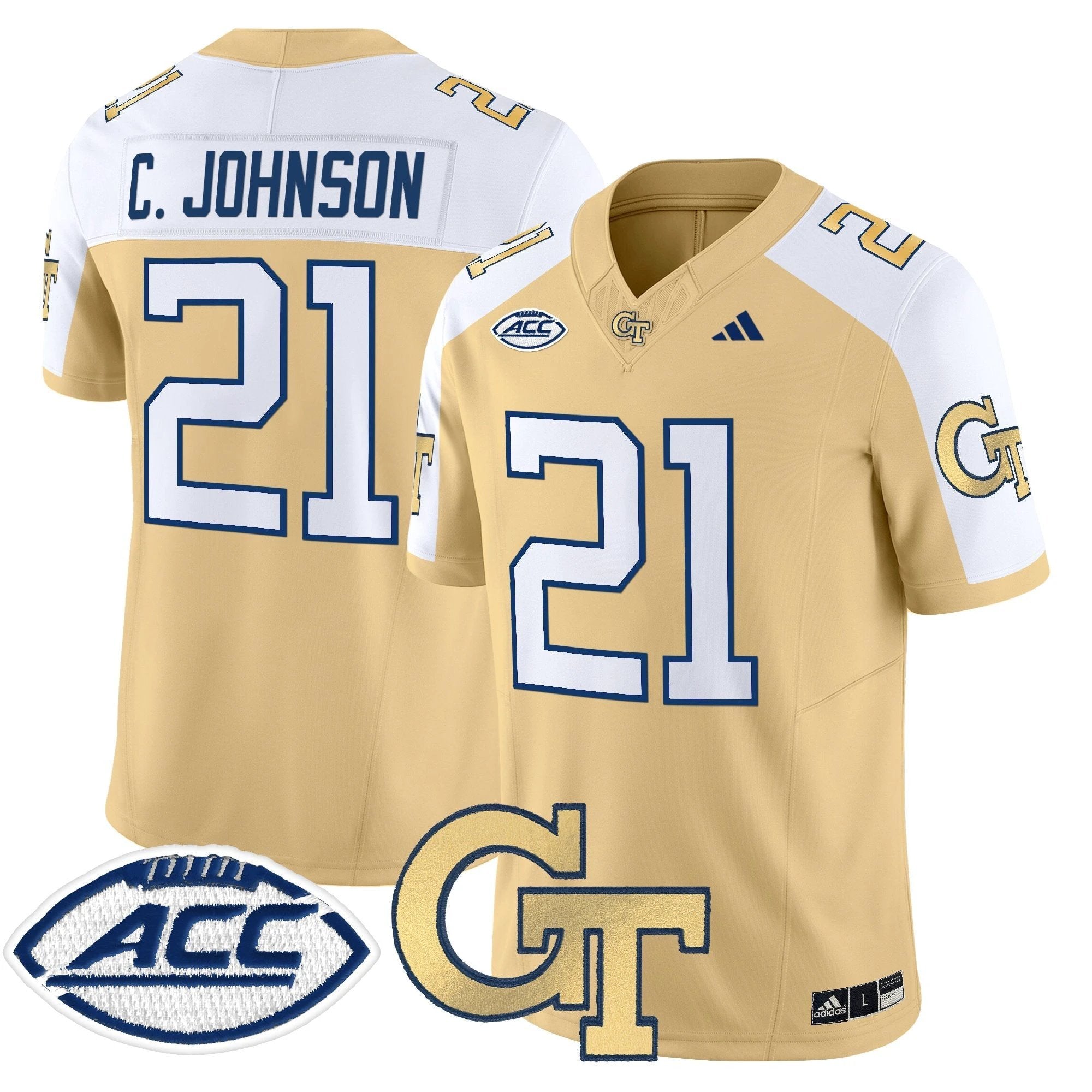 Georgia Tech Yellow Jackets 2025 Vapor Limited Jersey - All stitched by Georgia Tech Yellow Jackets