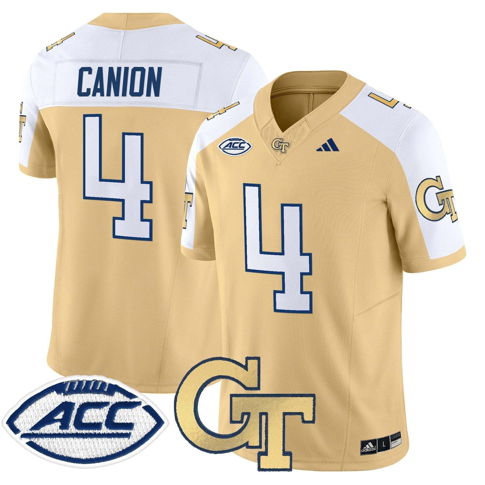 Georgia Tech Yellow Jackets 2025 Vapor Limited Jersey - All stitched by Georgia Tech Yellow Jackets