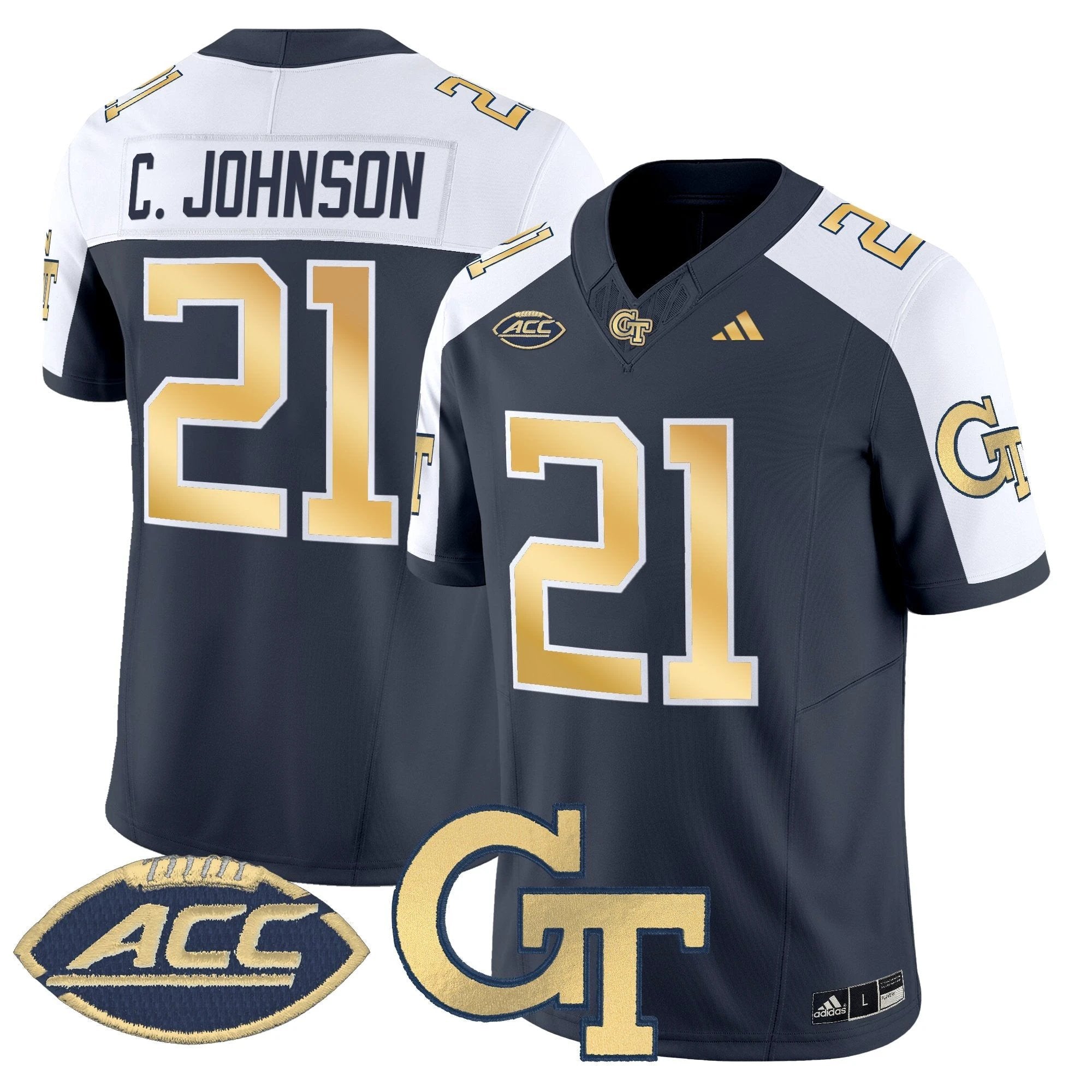 Georgia Tech Yellow Jackets 2025 Vapor Limited Jersey - All stitched by Georgia Tech Yellow Jackets