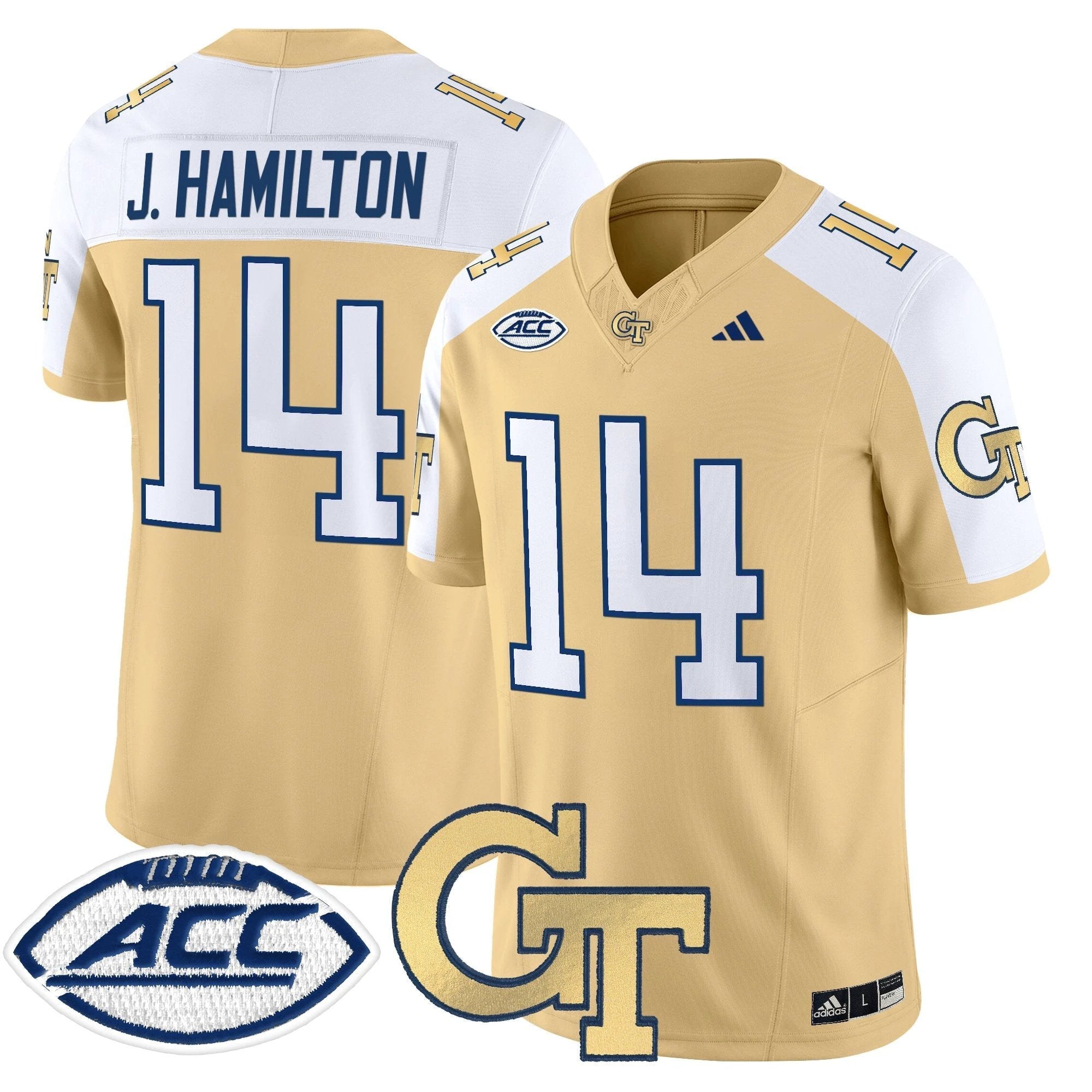 Georgia Tech Yellow Jackets 2025 Vapor Limited Jersey - All stitched by Georgia Tech Yellow Jackets