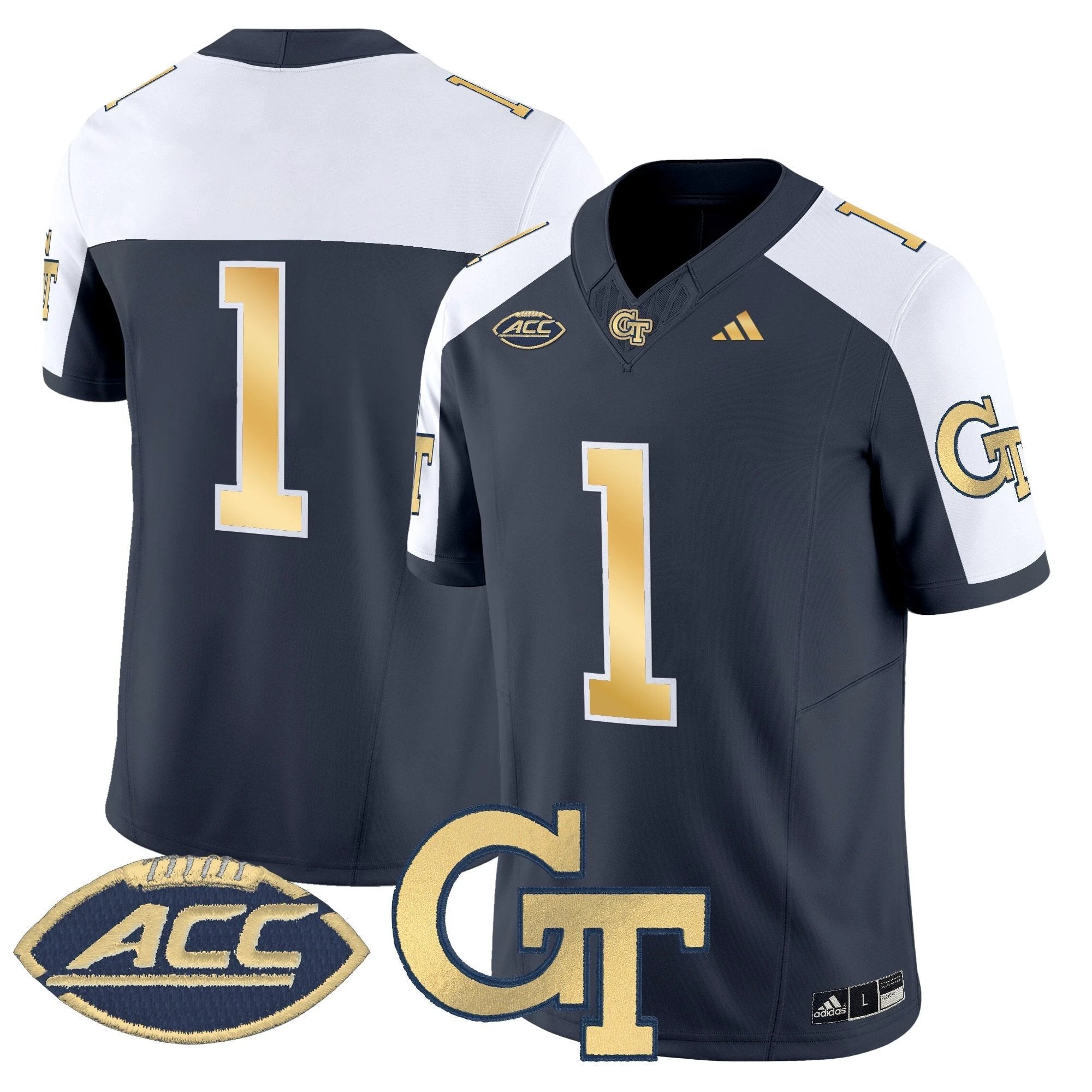 Georgia Tech Yellow Jackets 2025 Vapor Limited Jersey - All stitched by Georgia Tech Yellow Jackets