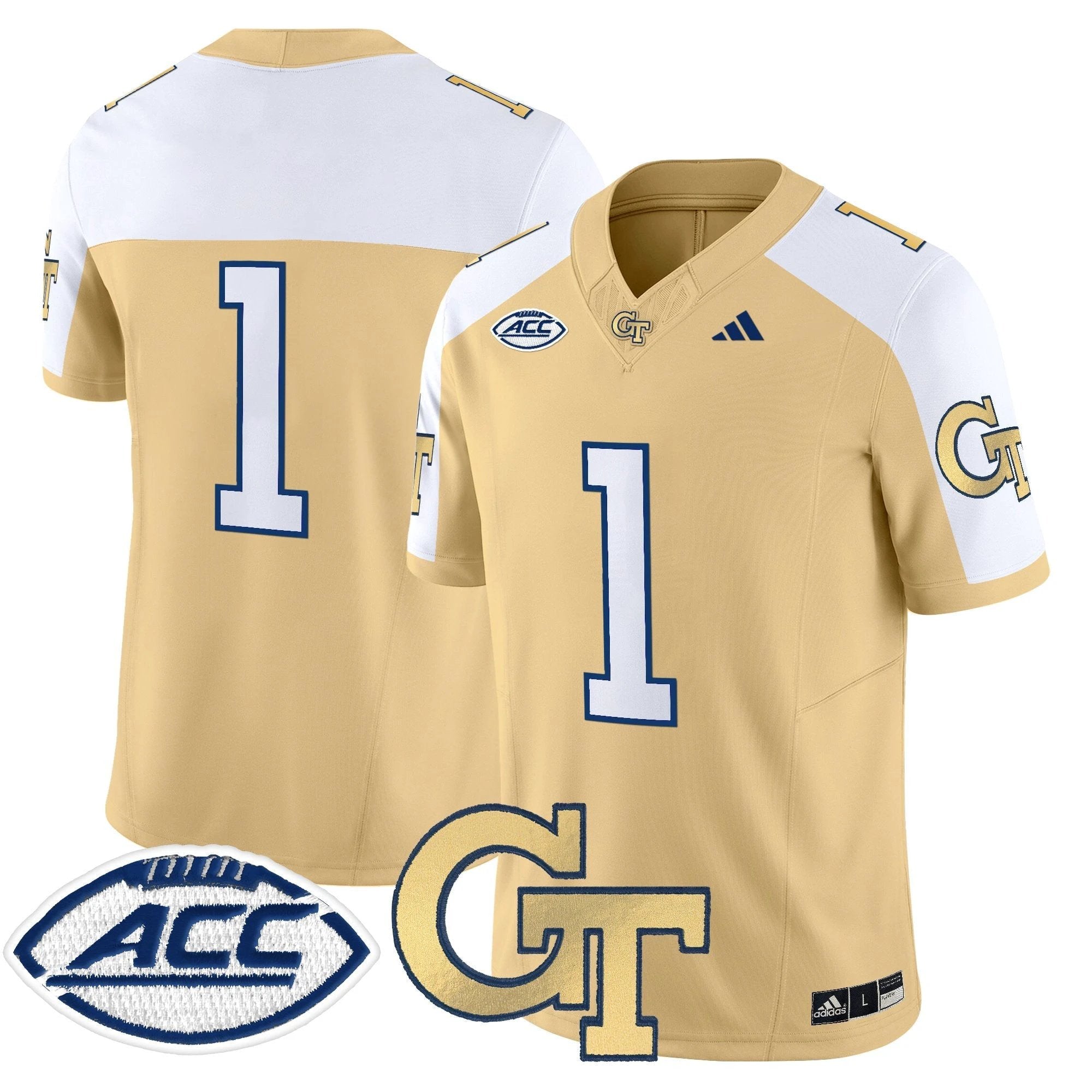 Georgia Tech Yellow Jackets 2025 Vapor Limited Jersey - All stitched by Georgia Tech Yellow Jackets