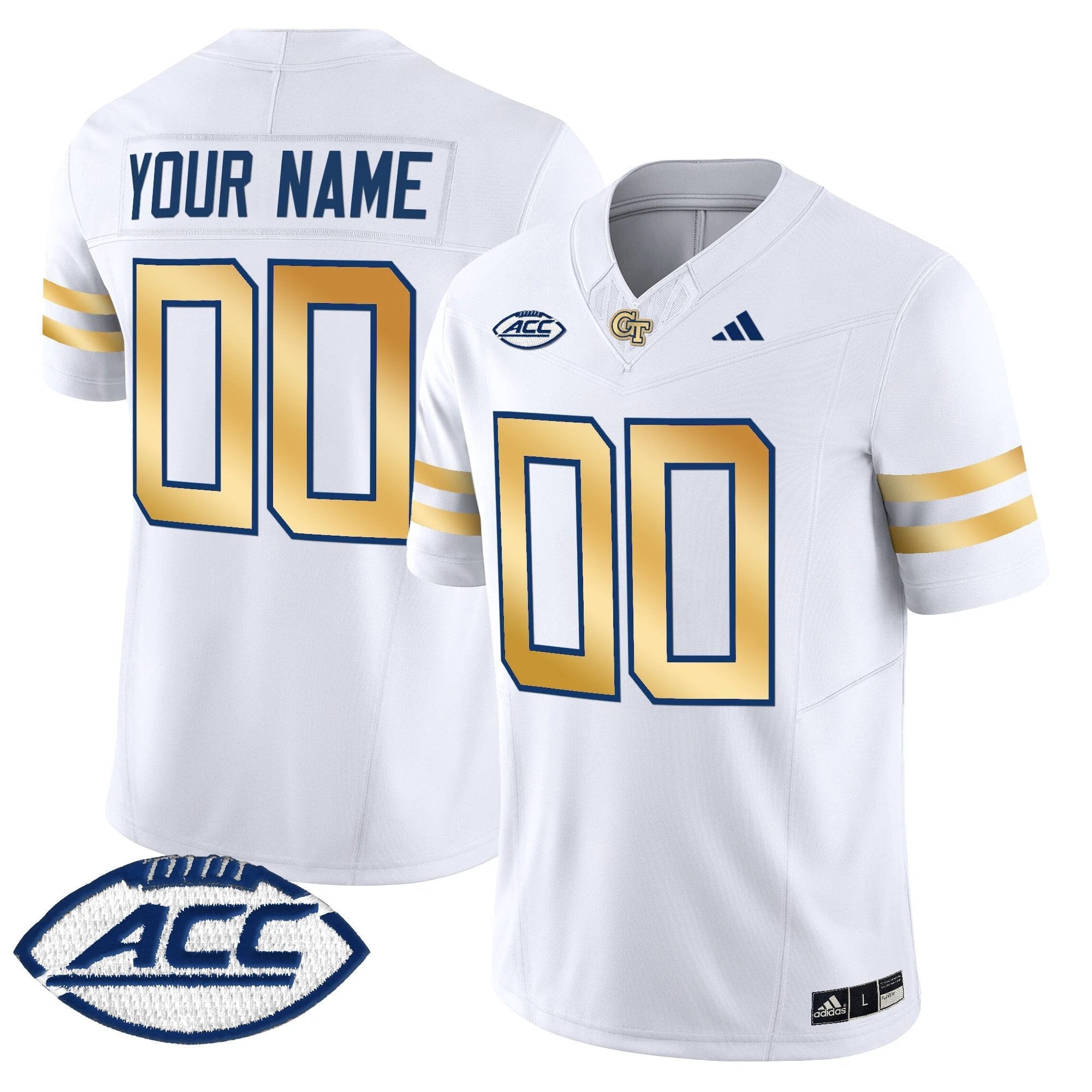 Georgia Tech Yellow Jackets 2025 Vapor Limited Custom Jersey - All stitched by Georgia Tech Yellow Jackets