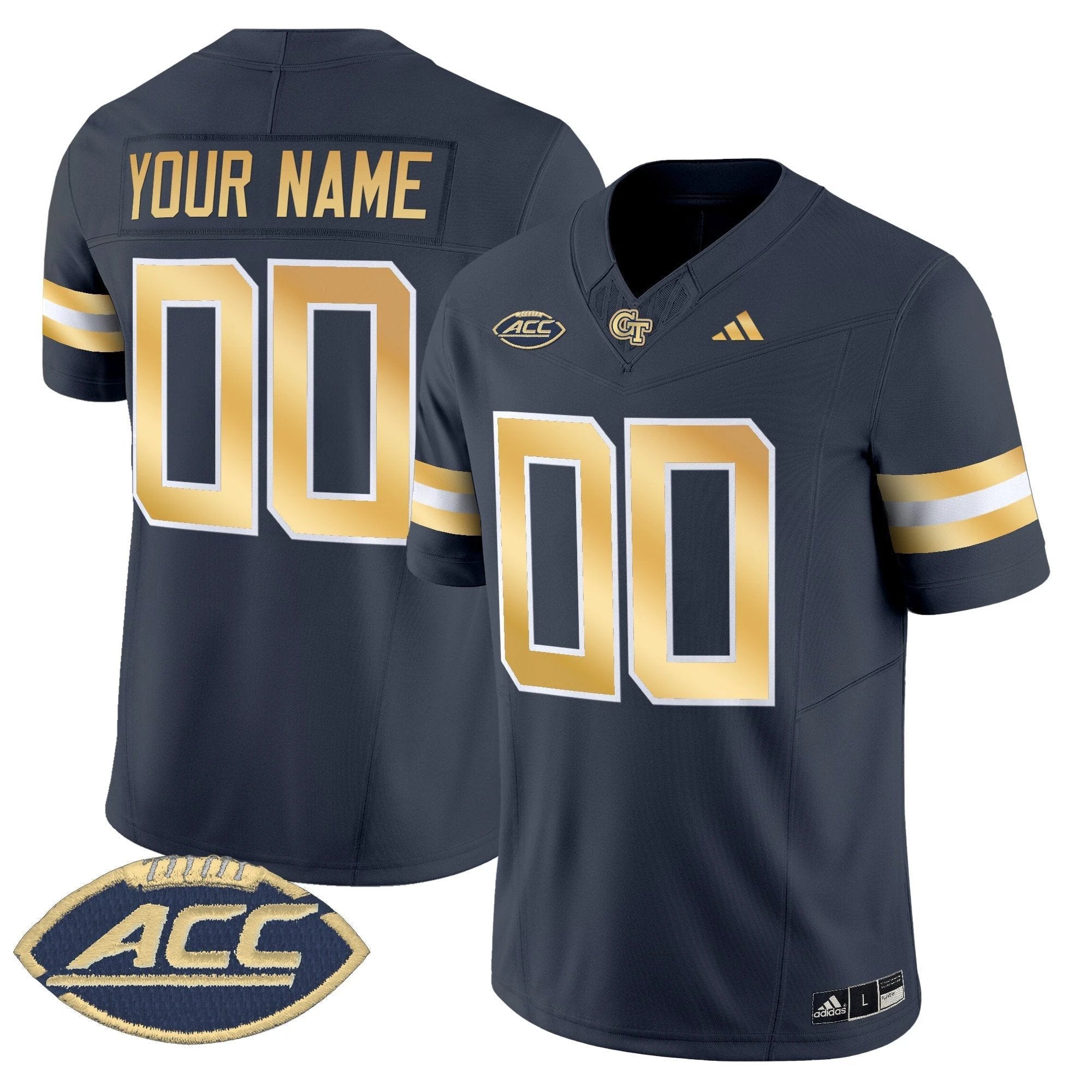 Georgia Tech Yellow Jackets 2025 Vapor Limited Custom Jersey - All stitched by Georgia Tech Yellow Jackets