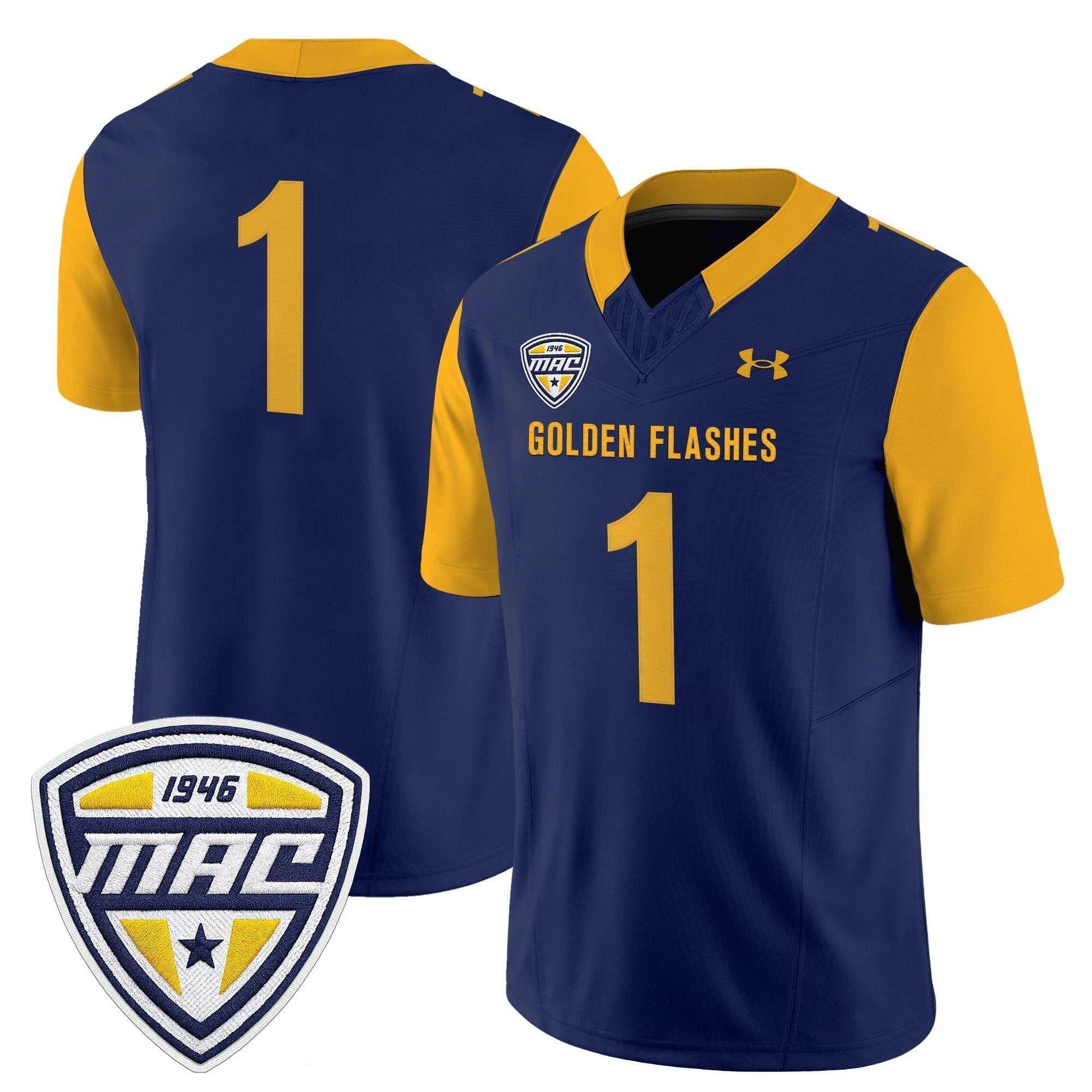 Kent State Golden Flashes 2025 Vapor Limited Jersey - All Stitched by Kent State Golden Flashes