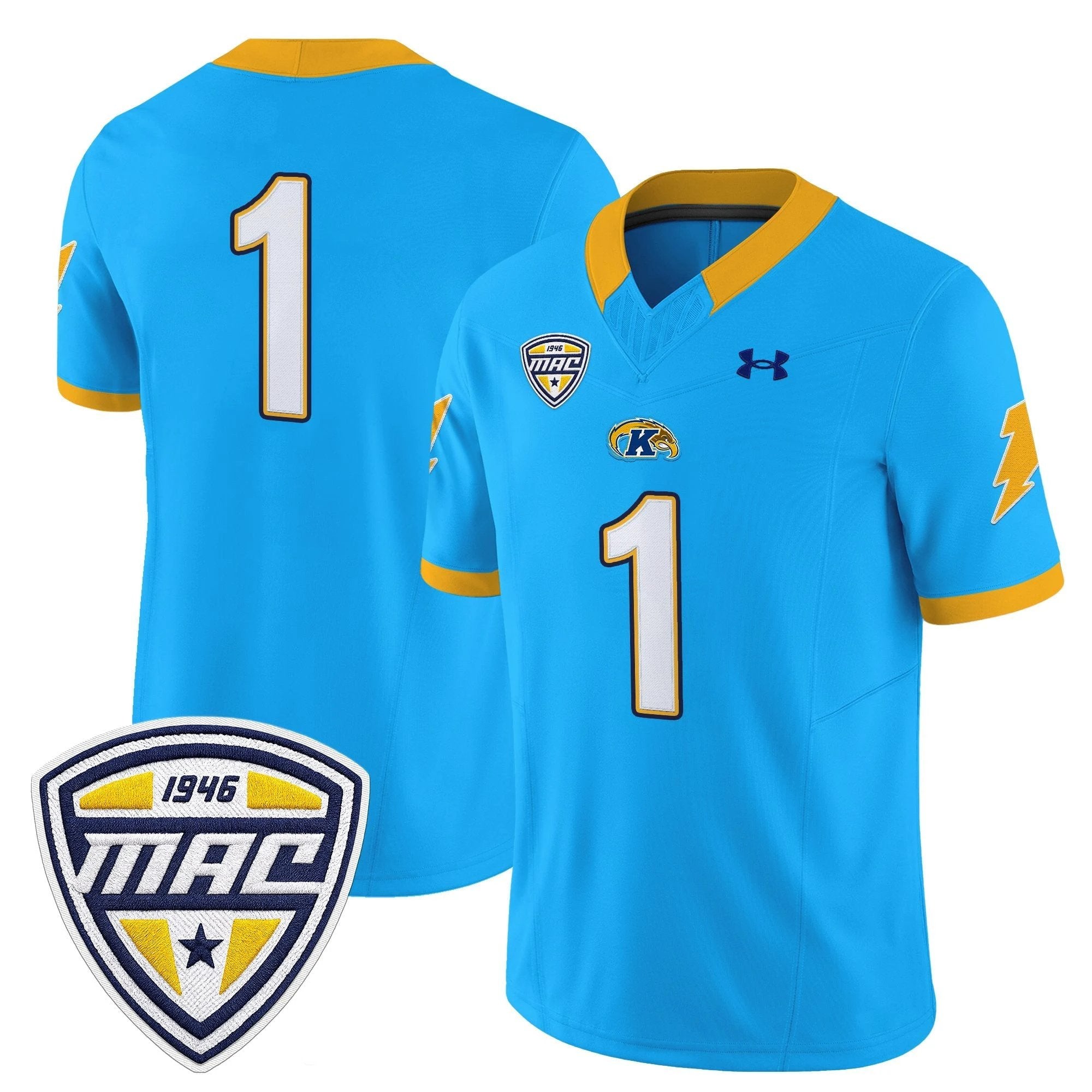 Kent State Golden Flashes 2025 Vapor Limited Jersey - All Stitched by Kent State Golden Flashes