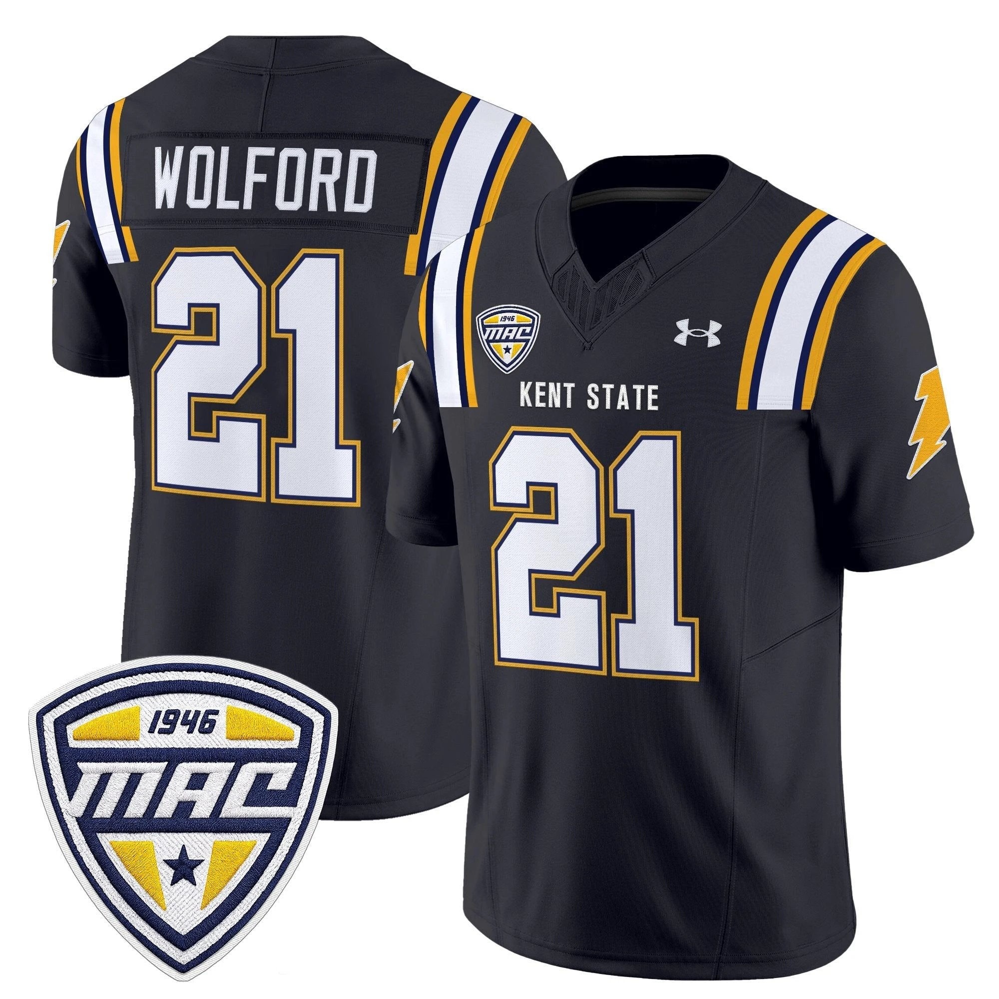 Kent State Golden Flashes 2025 Vapor Limited Jersey - All Stitched by Kent State Golden Flashes