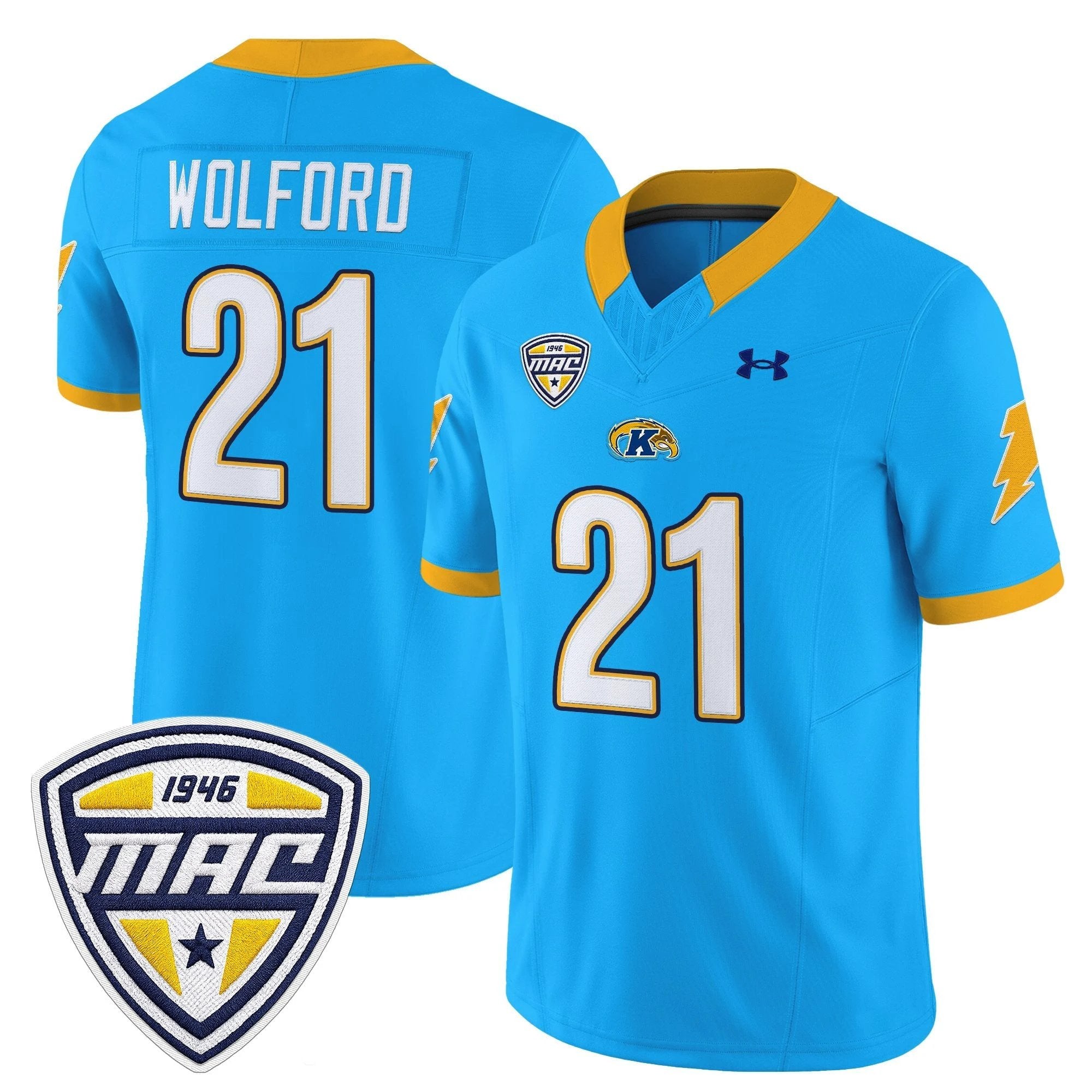 Kent State Golden Flashes 2025 Vapor Limited Jersey - All Stitched by Kent State Golden Flashes