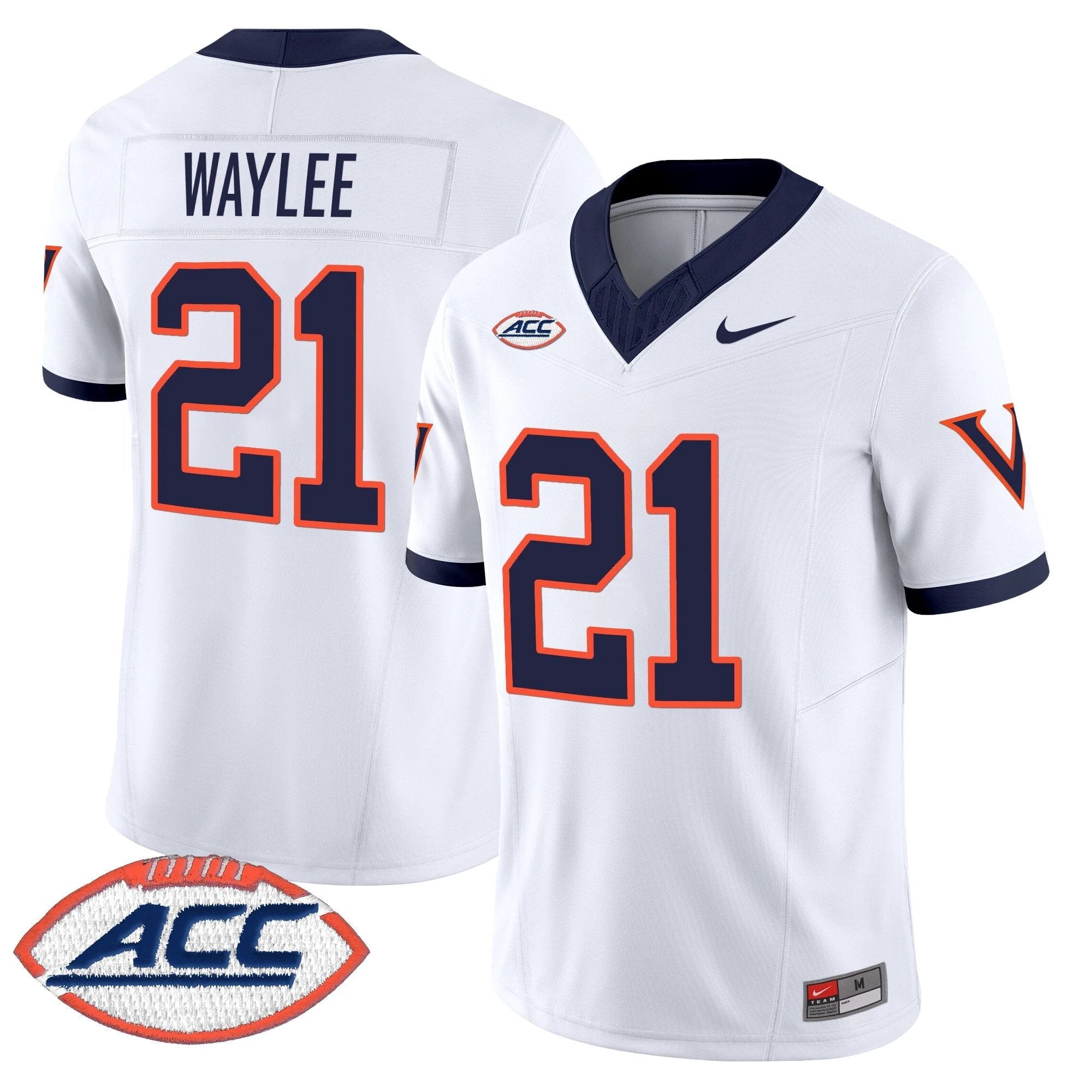 Virginia Cavaliers 1995 Throwbacks Vapor Limited Jersey - All Stitched by Virginia Cavaliers