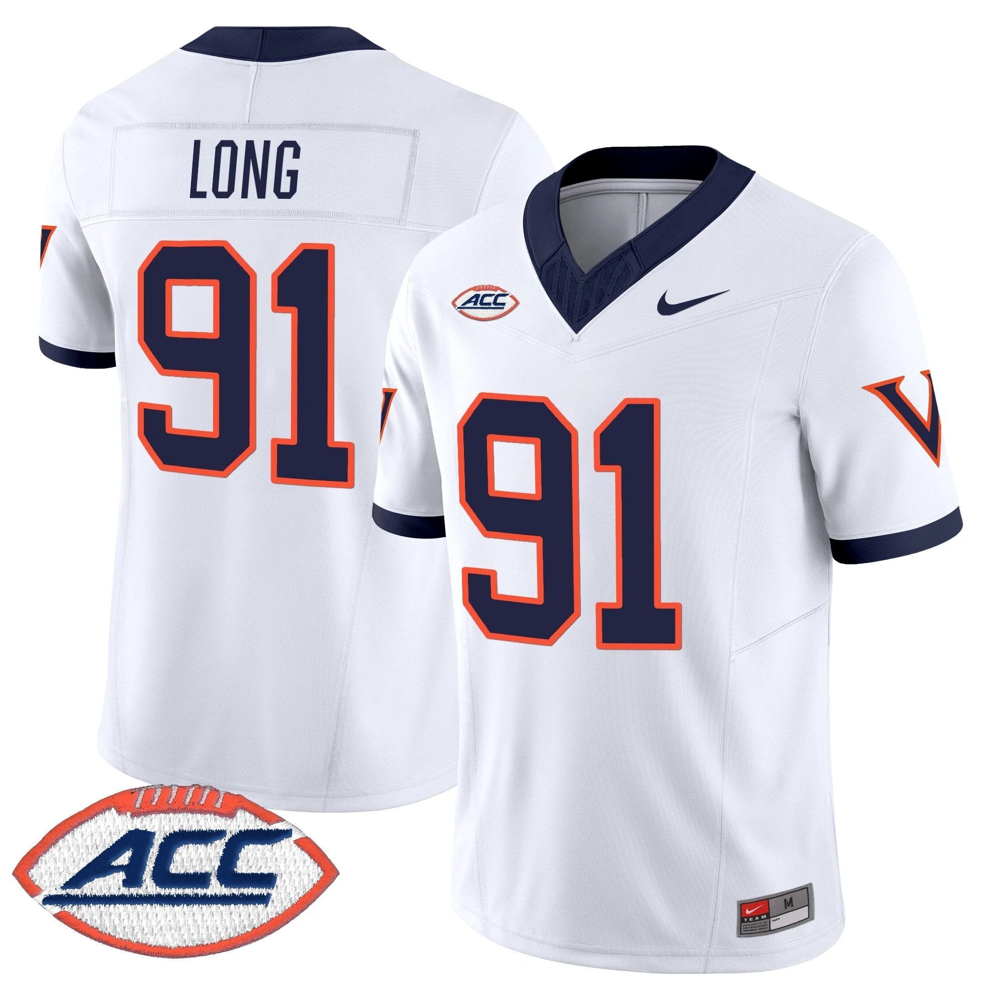 Virginia Cavaliers 1995 Throwbacks Vapor Limited Jersey - All Stitched by Virginia Cavaliers