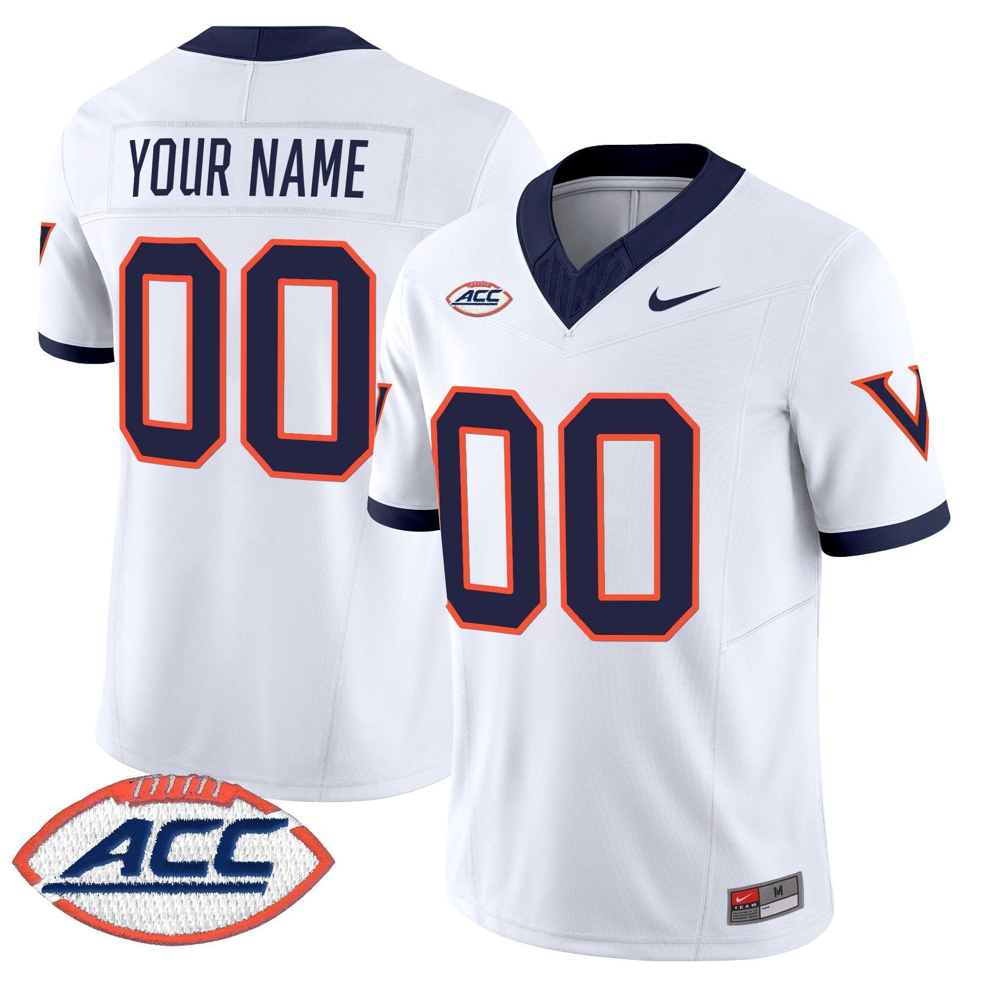 Virginia Cavaliers 1995 Throwbacks Vapor Limited Custom Jersey - All Stitched by Virginia Cavaliers