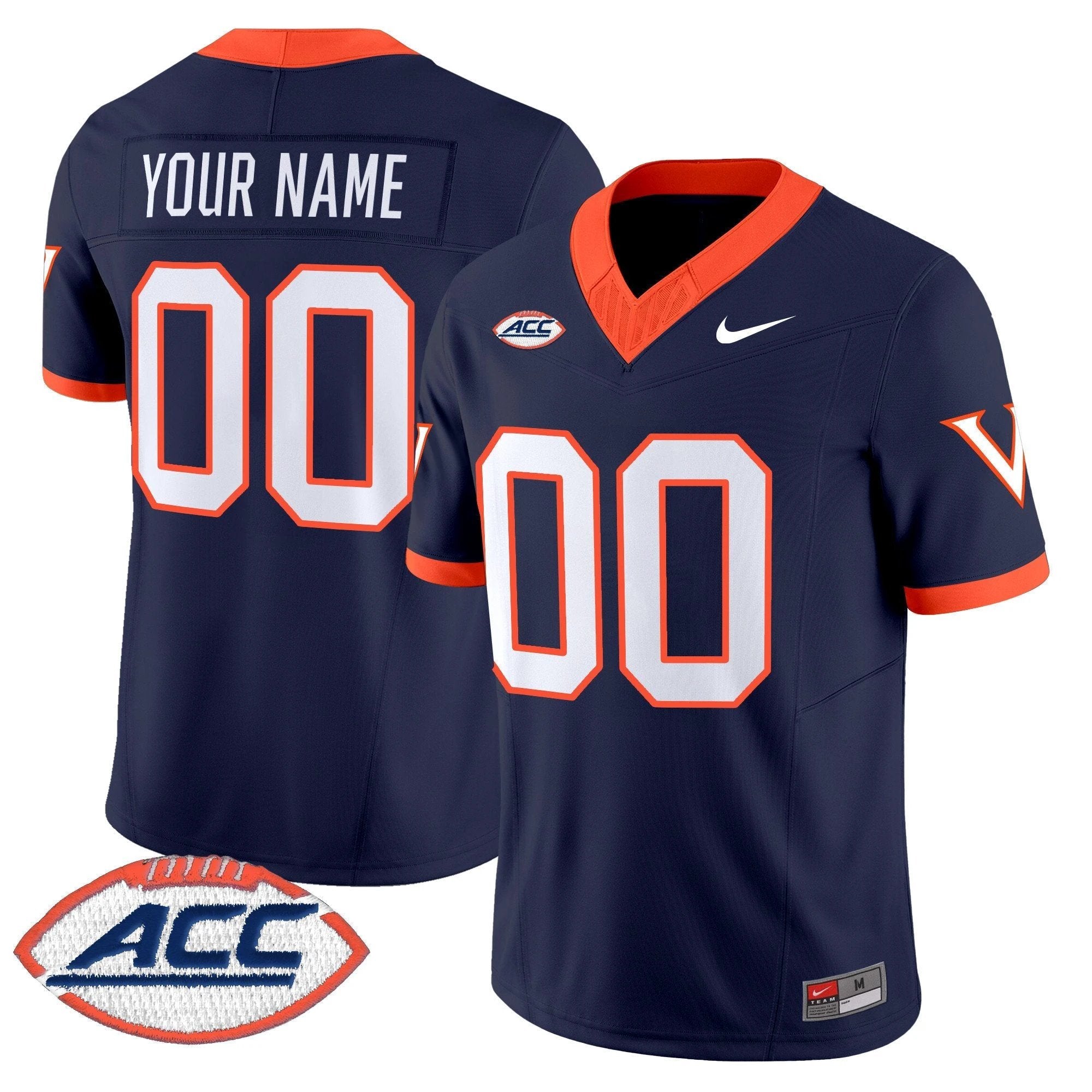 Virginia Cavaliers 1995 Throwbacks Vapor Limited Custom Jersey - All Stitched by Virginia Cavaliers