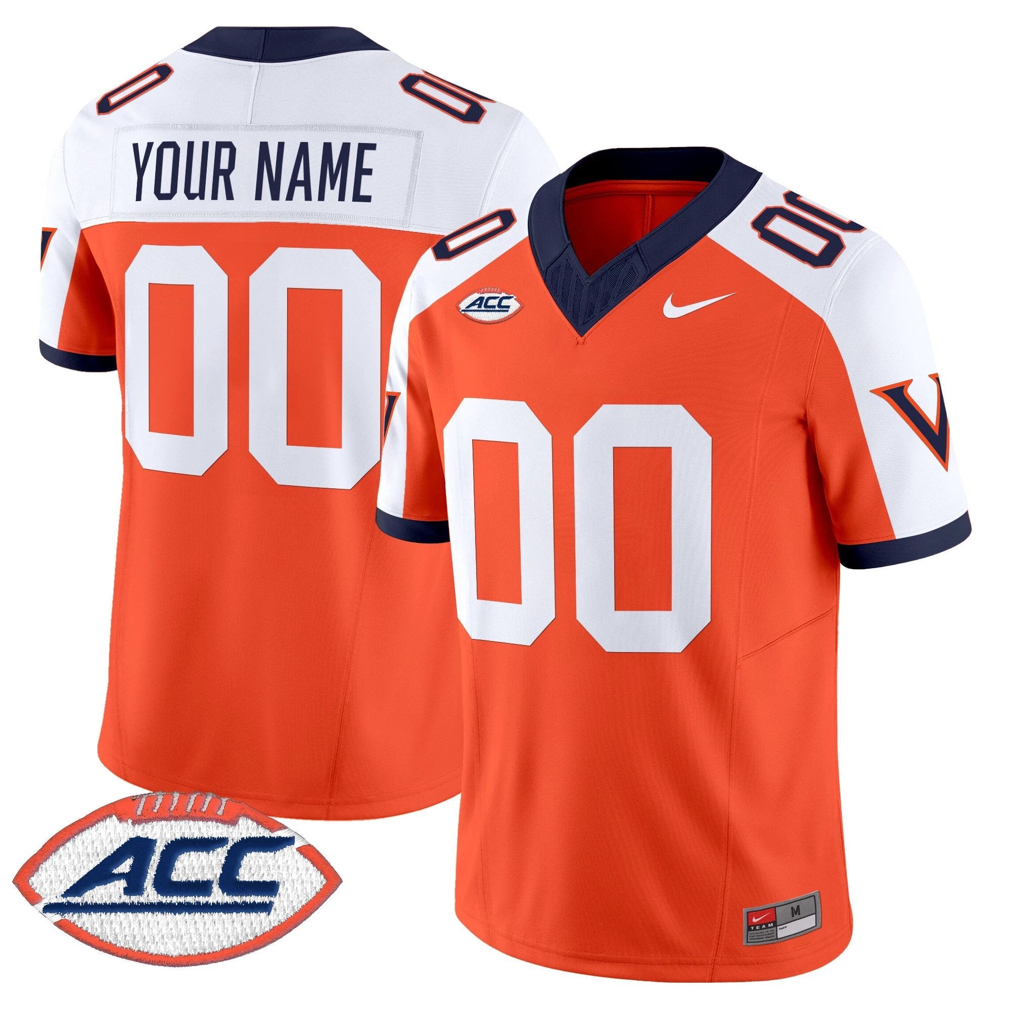 Virginia Cavaliers 1995 Throwbacks Vapor Limited Custom Jersey - All Stitched by Virginia Cavaliers