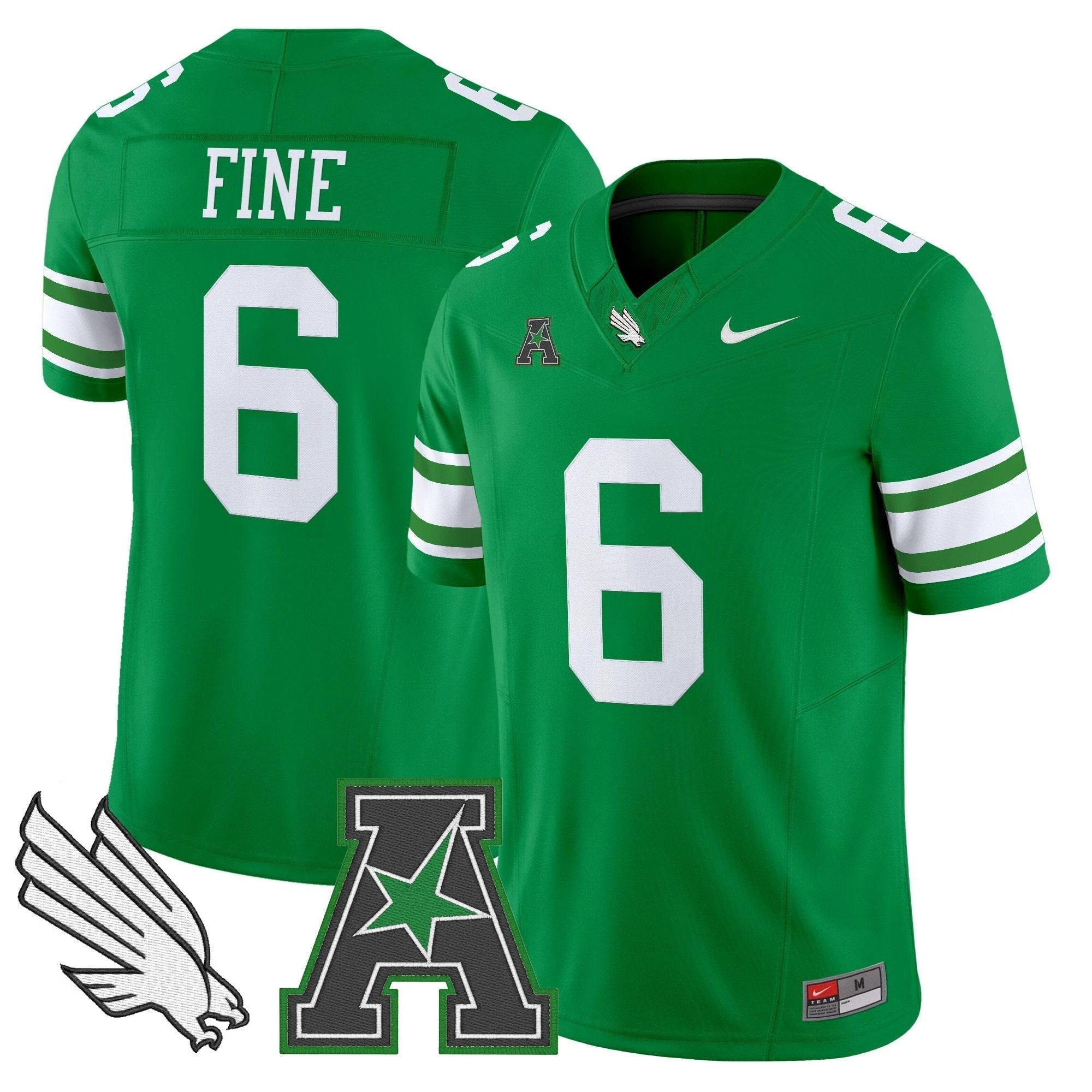 Men's North Texas Mean Green 2025 Vapor Limited Jersey - All Stitched by NCAA Football Sunday Nov 2