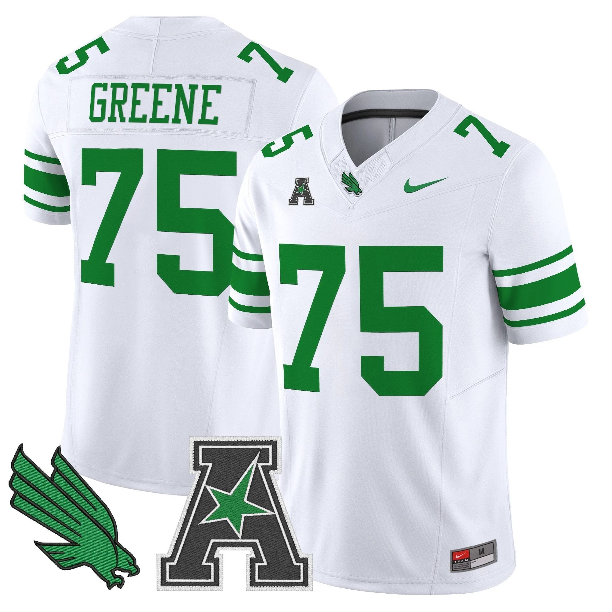 Men's North Texas Mean Green 2025 Vapor Limited Jersey - All Stitched by NCAA Football Sunday Nov 2