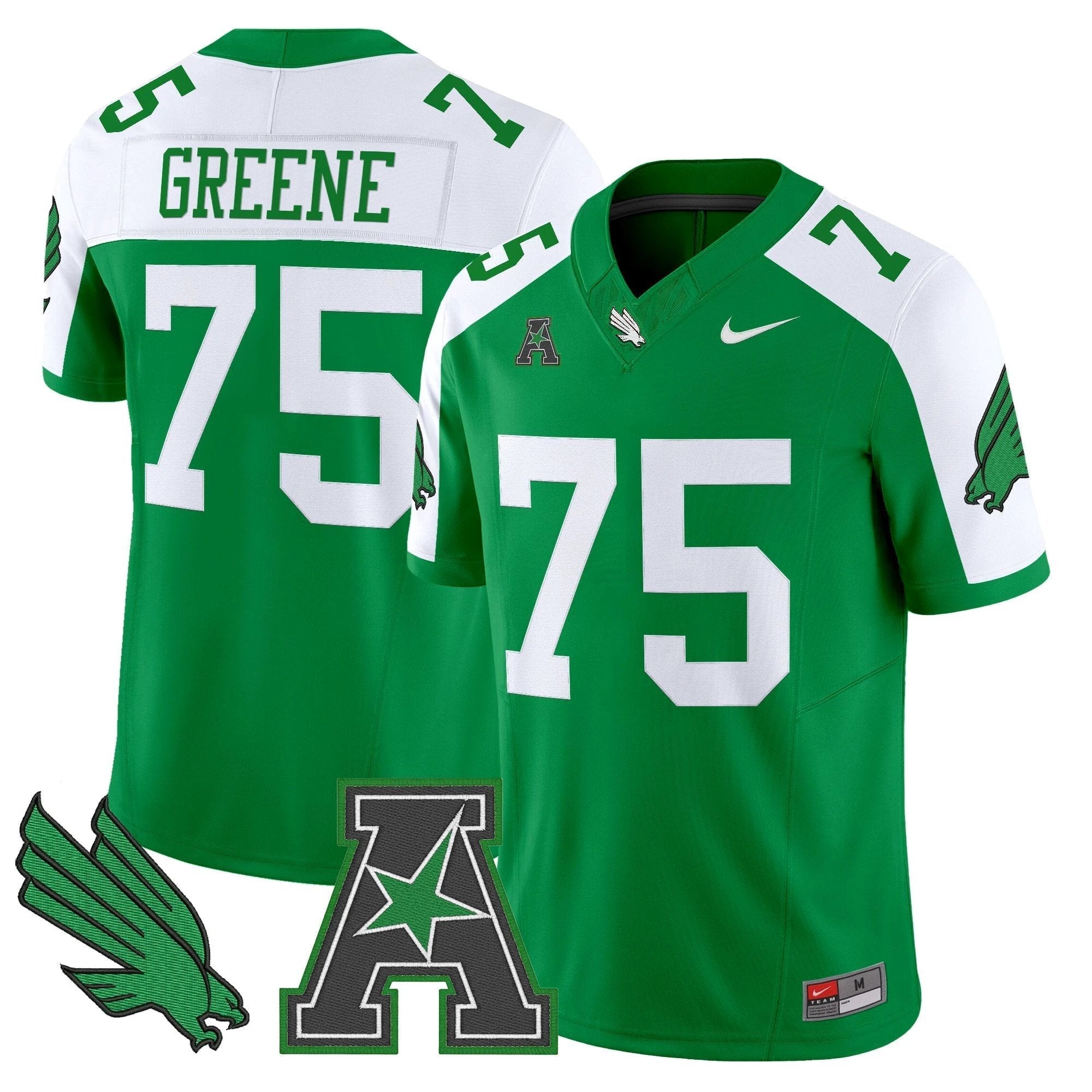 Men's North Texas Mean Green 2025 Vapor Limited Jersey - All Stitched by NCAA Football Sunday Nov 2