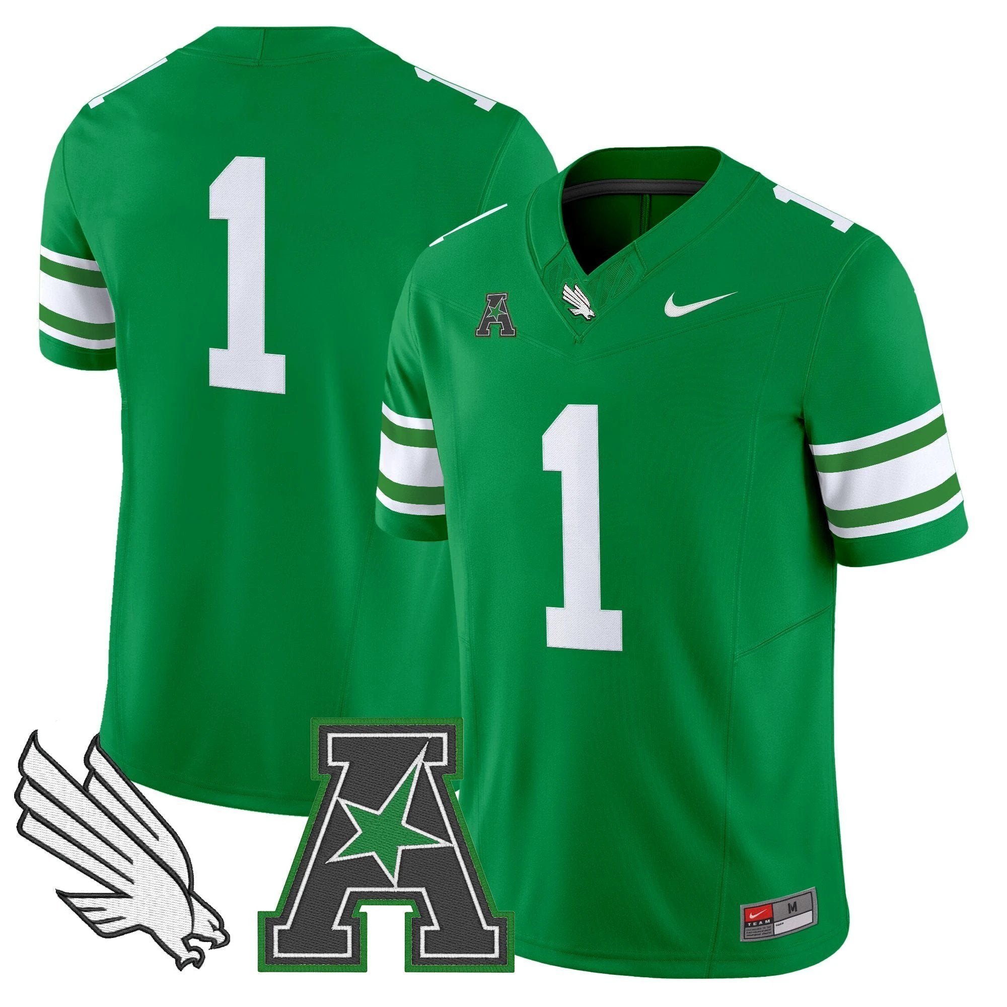 Men's North Texas Mean Green 2025 Vapor Limited Jersey - All Stitched by NCAA Football Sunday Nov 2