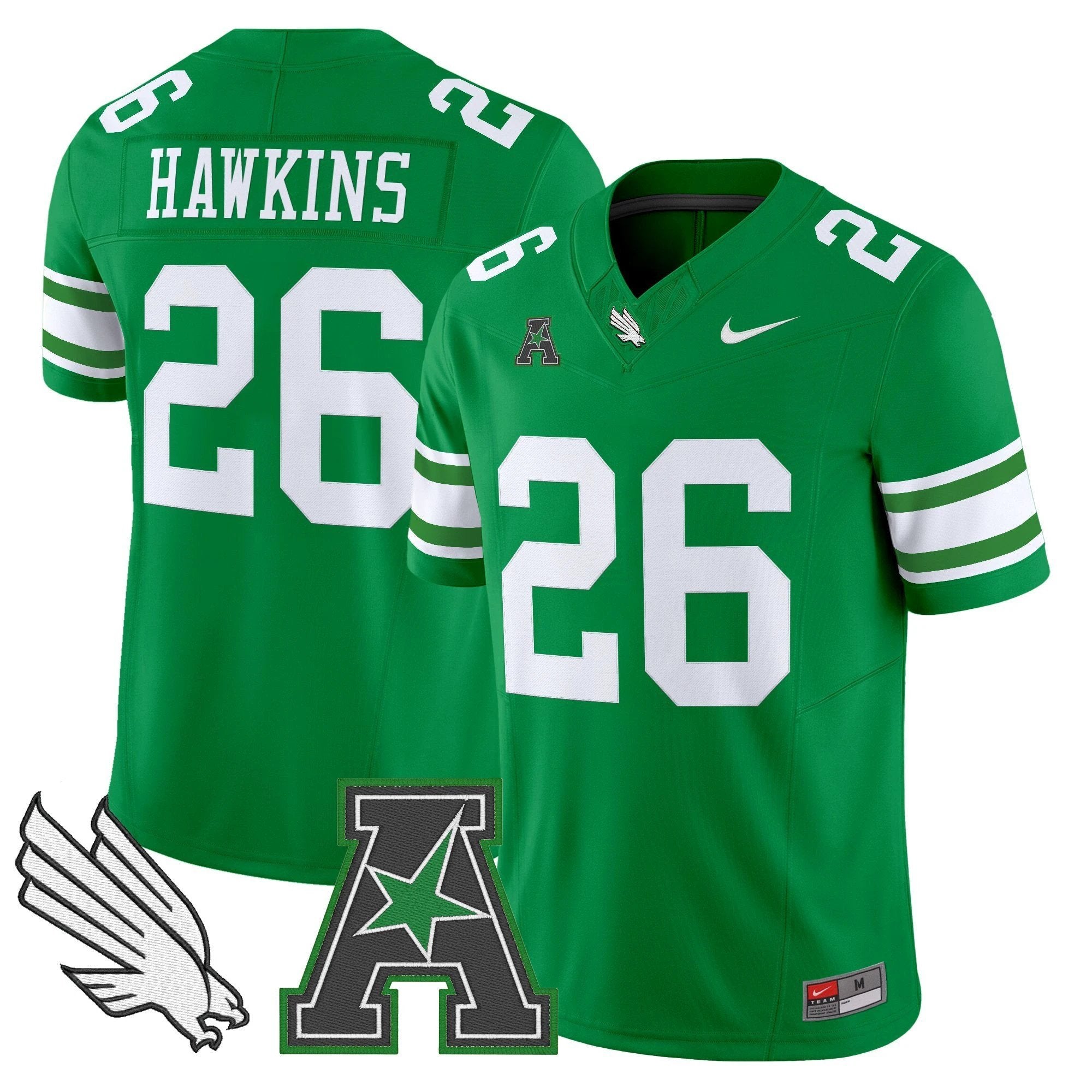 Men's North Texas Mean Green 2025 Vapor Limited Jersey - All Stitched by NCAA Football Sunday Nov 2
