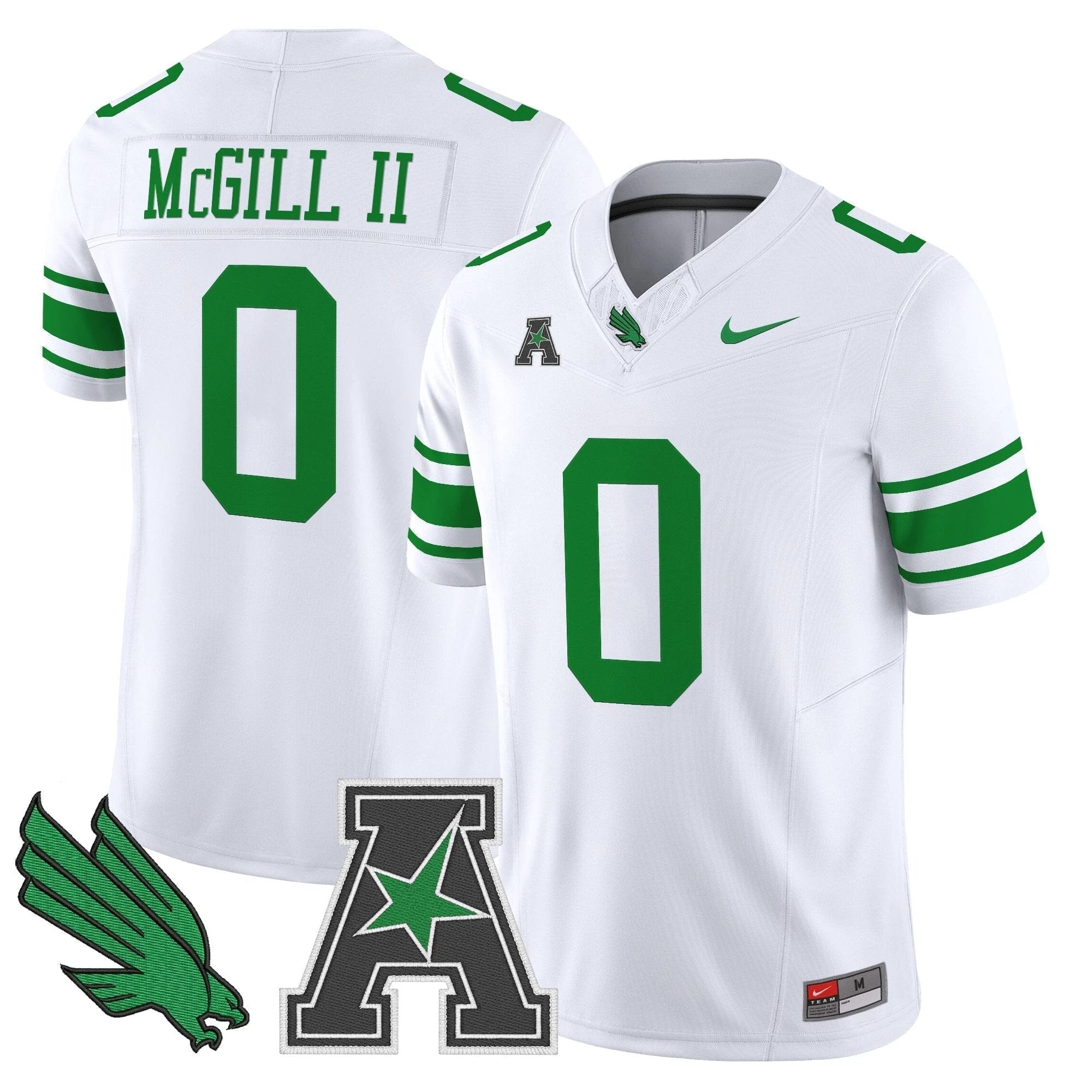 Men's North Texas Mean Green 2025 Vapor Limited Jersey - All Stitched by NCAA Football Sunday Nov 2
