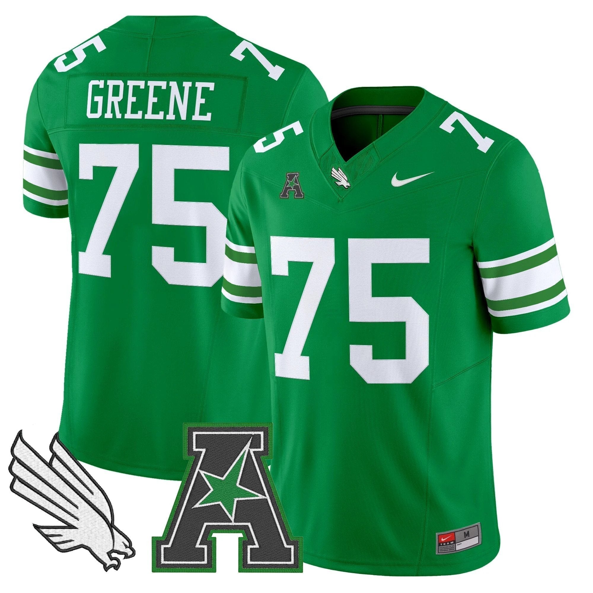 Men's North Texas Mean Green 2025 Vapor Limited Jersey - All Stitched by NCAA Football Sunday Nov 2
