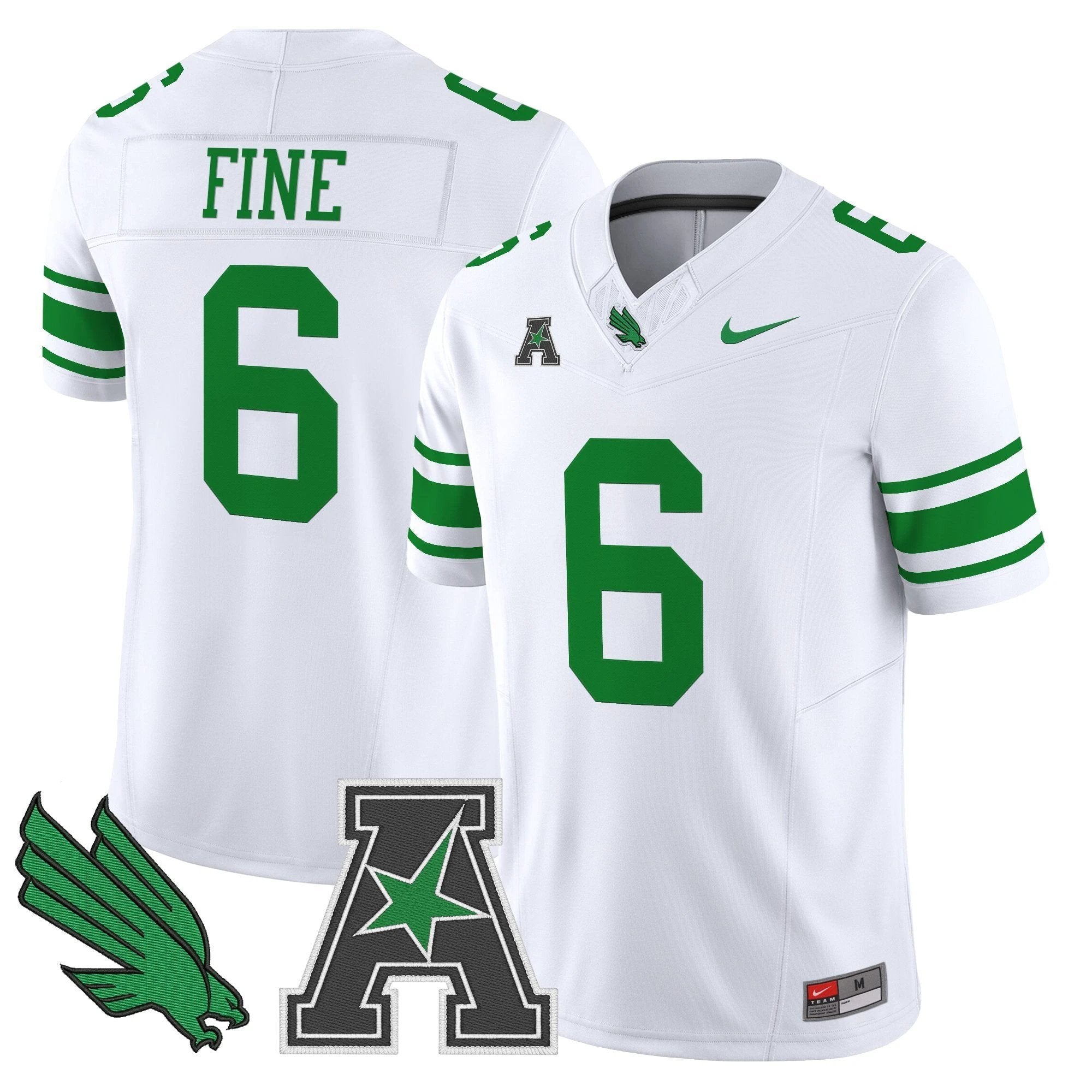Men's North Texas Mean Green 2025 Vapor Limited Jersey - All Stitched by NCAA Football Sunday Nov 2