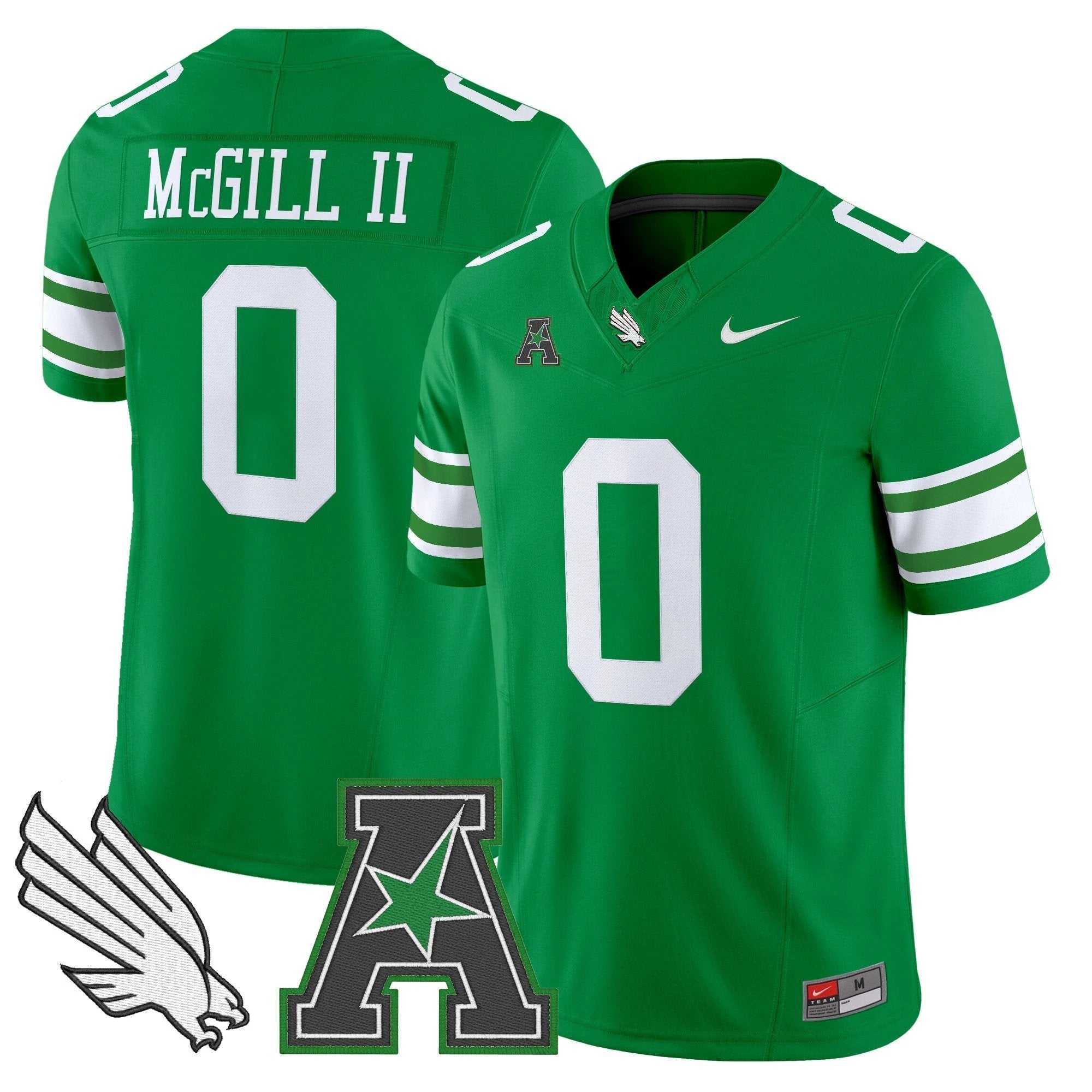 Men's North Texas Mean Green 2025 Vapor Limited Jersey - All Stitched by NCAA Football Sunday Nov 2