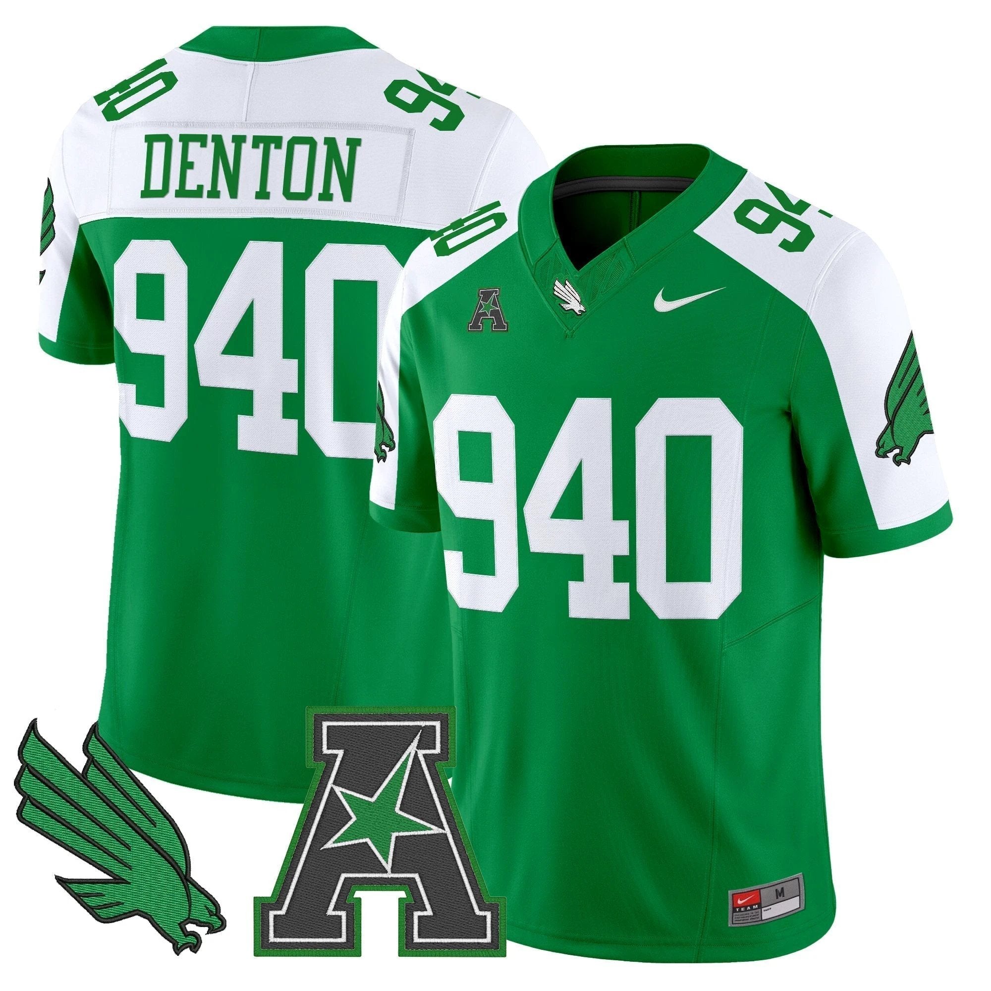 Men's North Texas Mean Green 2025 Vapor Limited Jersey - All Stitched by NCAA Football Sunday Nov 2