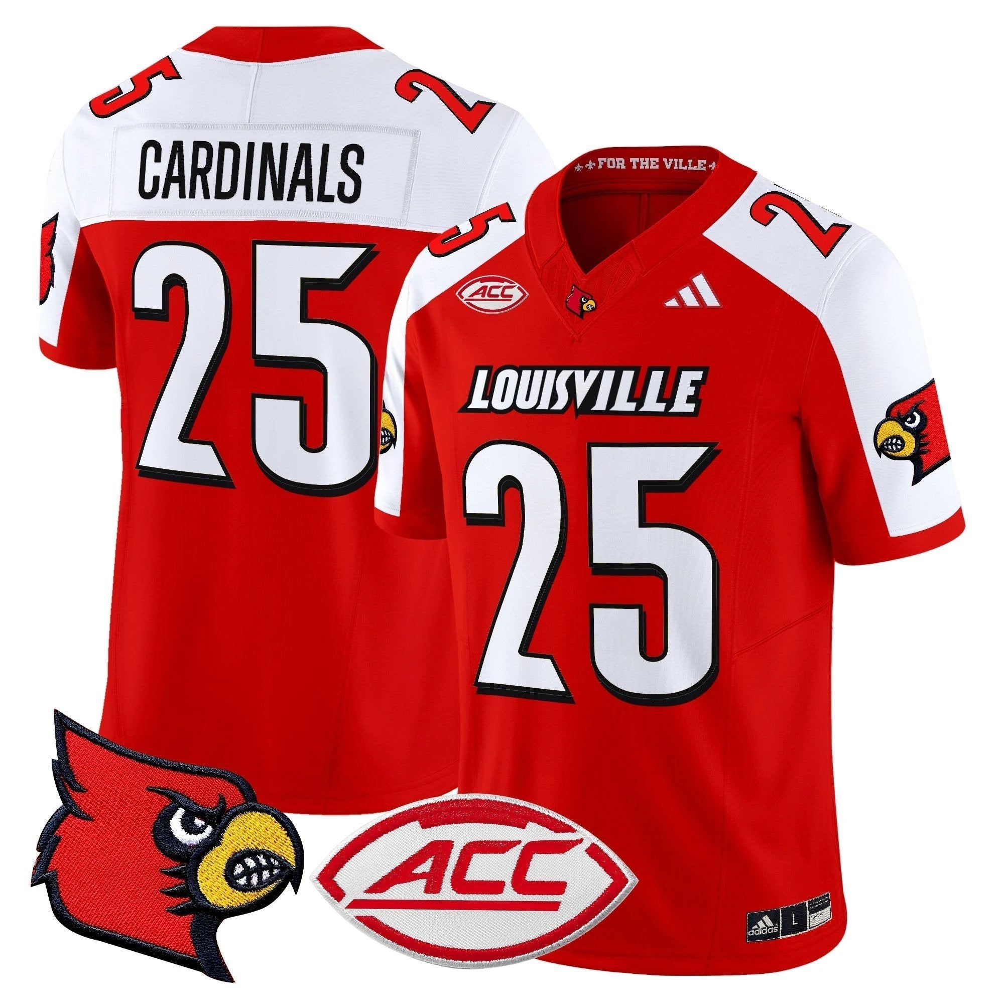 Louisville Cardinals 2025 Vapor Limited Jersey - All Stitched by Louisville Cardinals