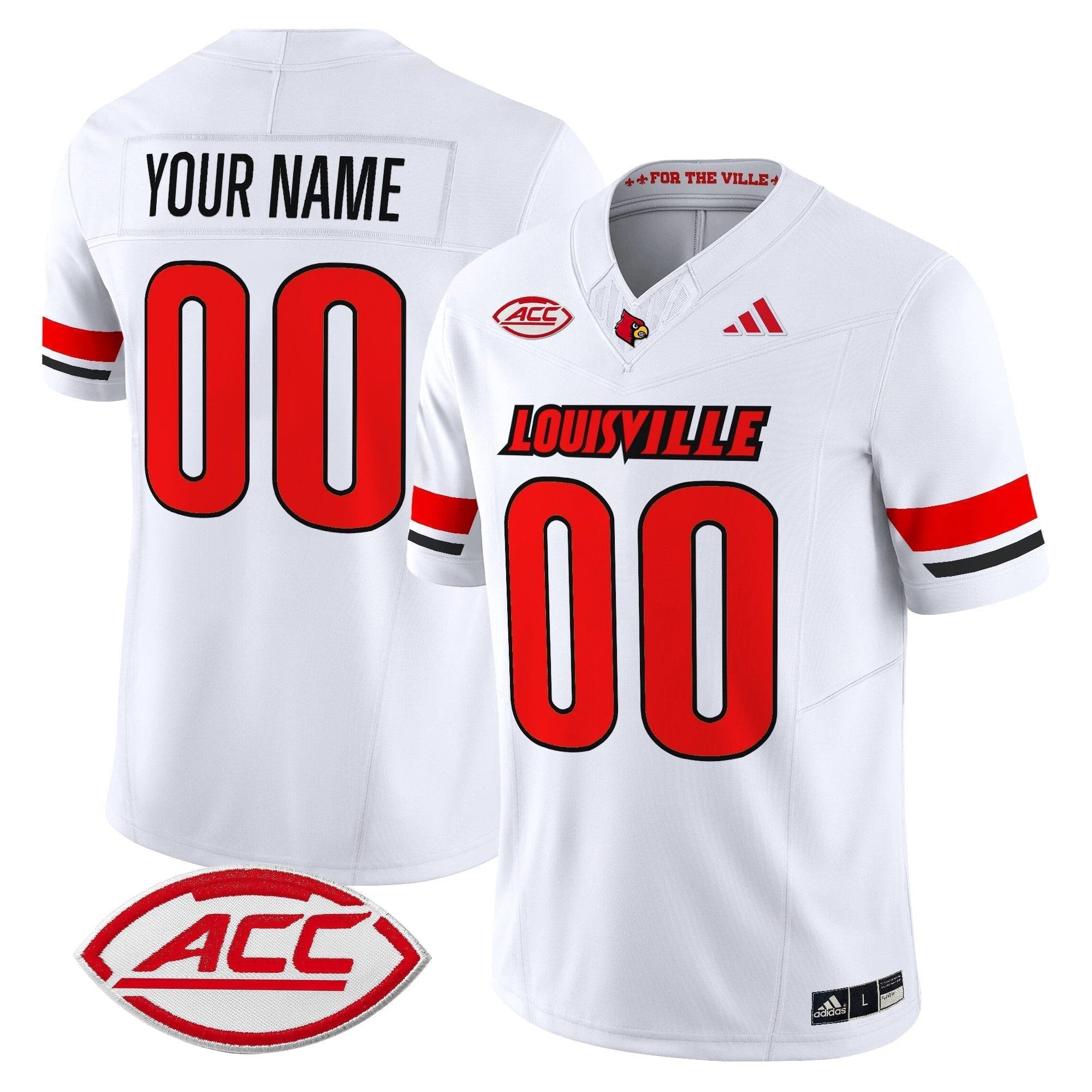 Louisville Cardinals 2025 Vapor Limited Custom Jersey - All Stitched by Louisville Cardinals