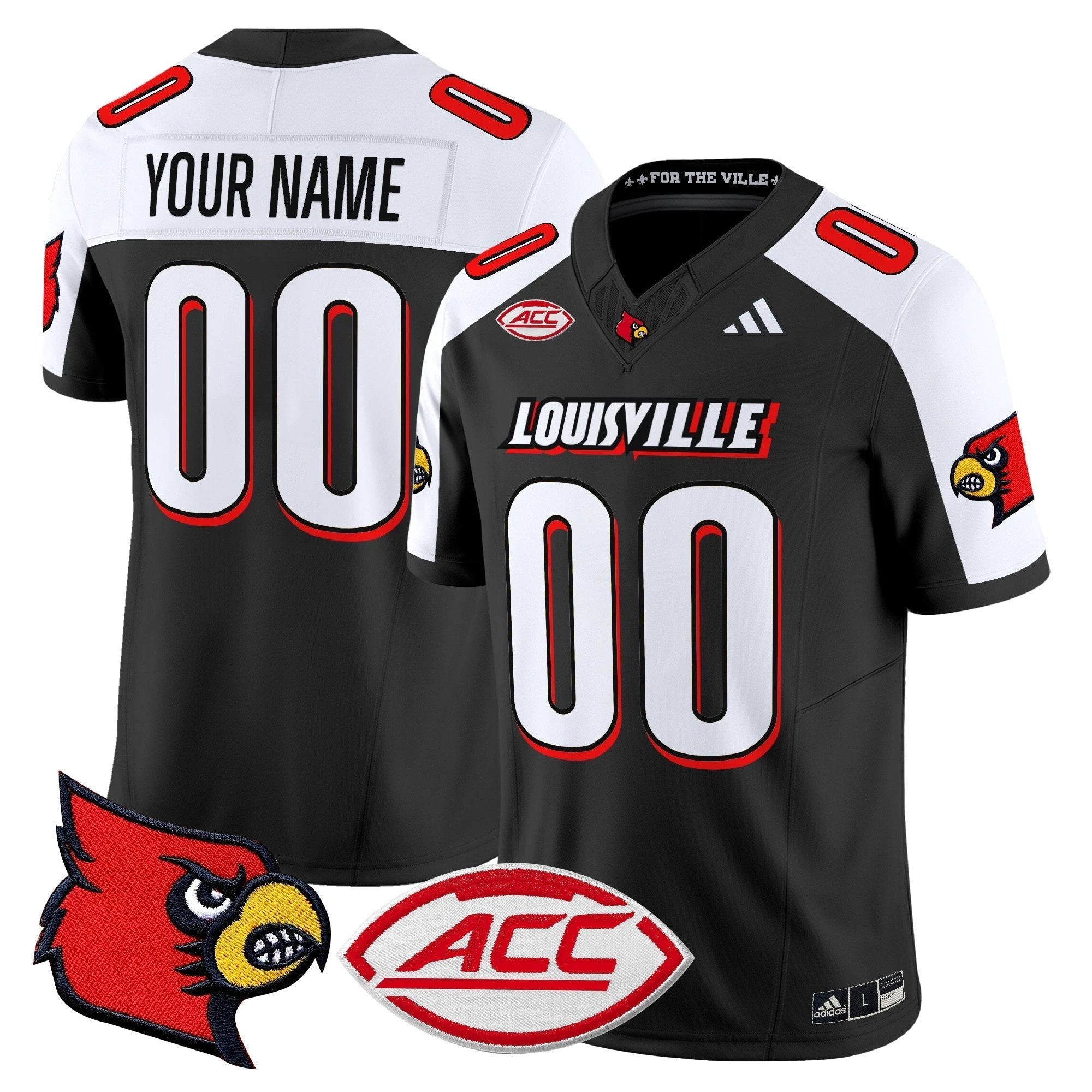 Louisville Cardinals 2025 Vapor Limited Custom Jersey - All Stitched by Louisville Cardinals
