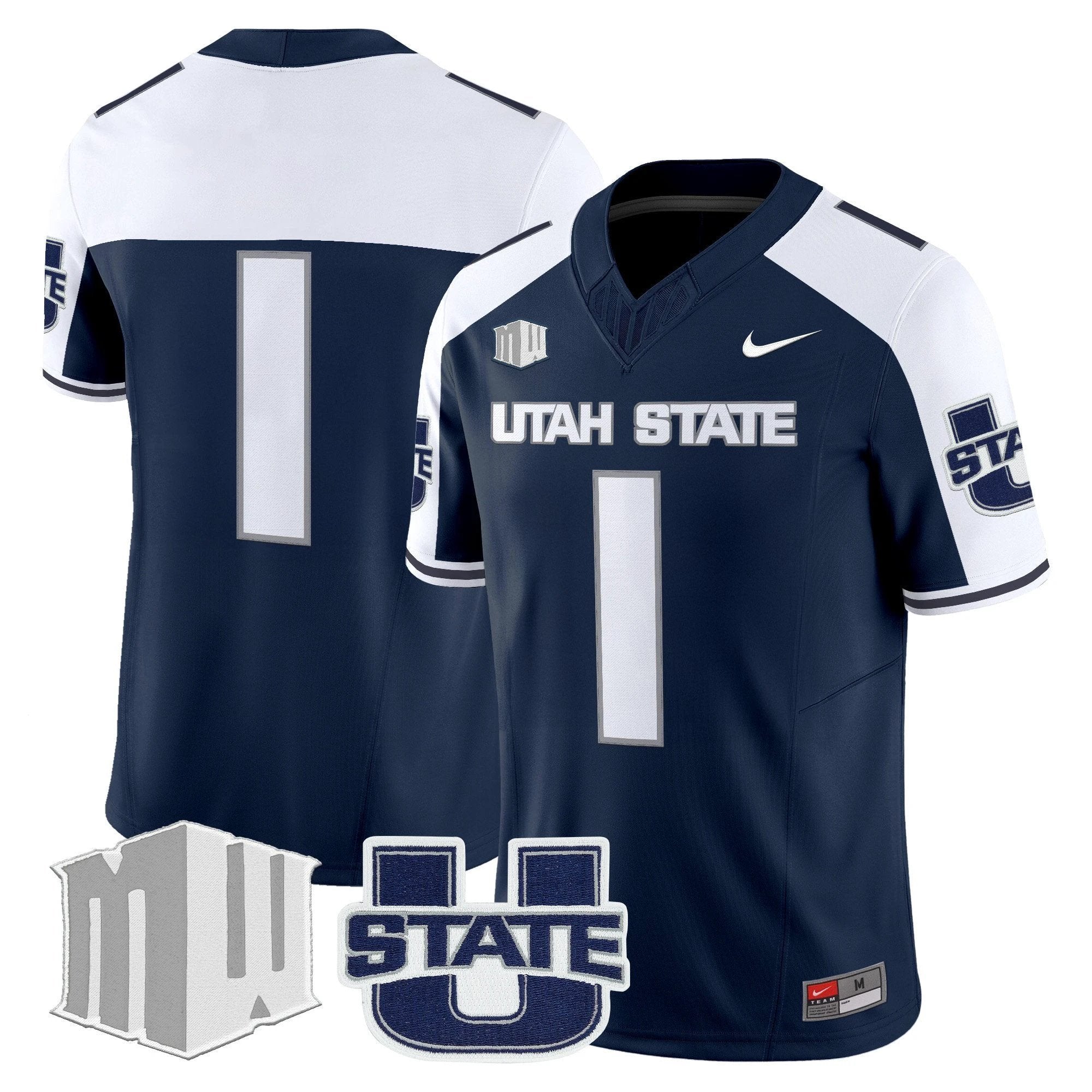 Men's Utah State Aggies 2025 Vapor Limited Jersey - All Stitched by NCAA Football Sunday Nov 2