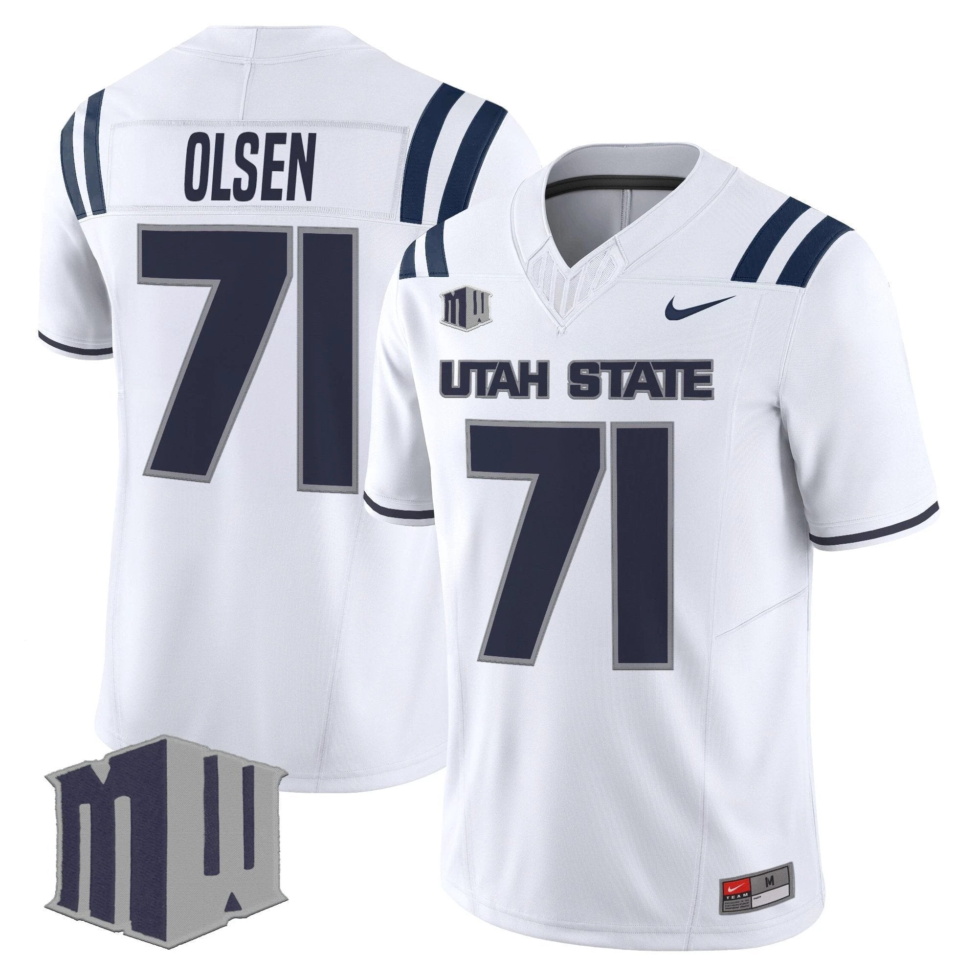 Men's Utah State Aggies 2025 Vapor Limited Jersey - All Stitched by NCAA Football Sunday Nov 2