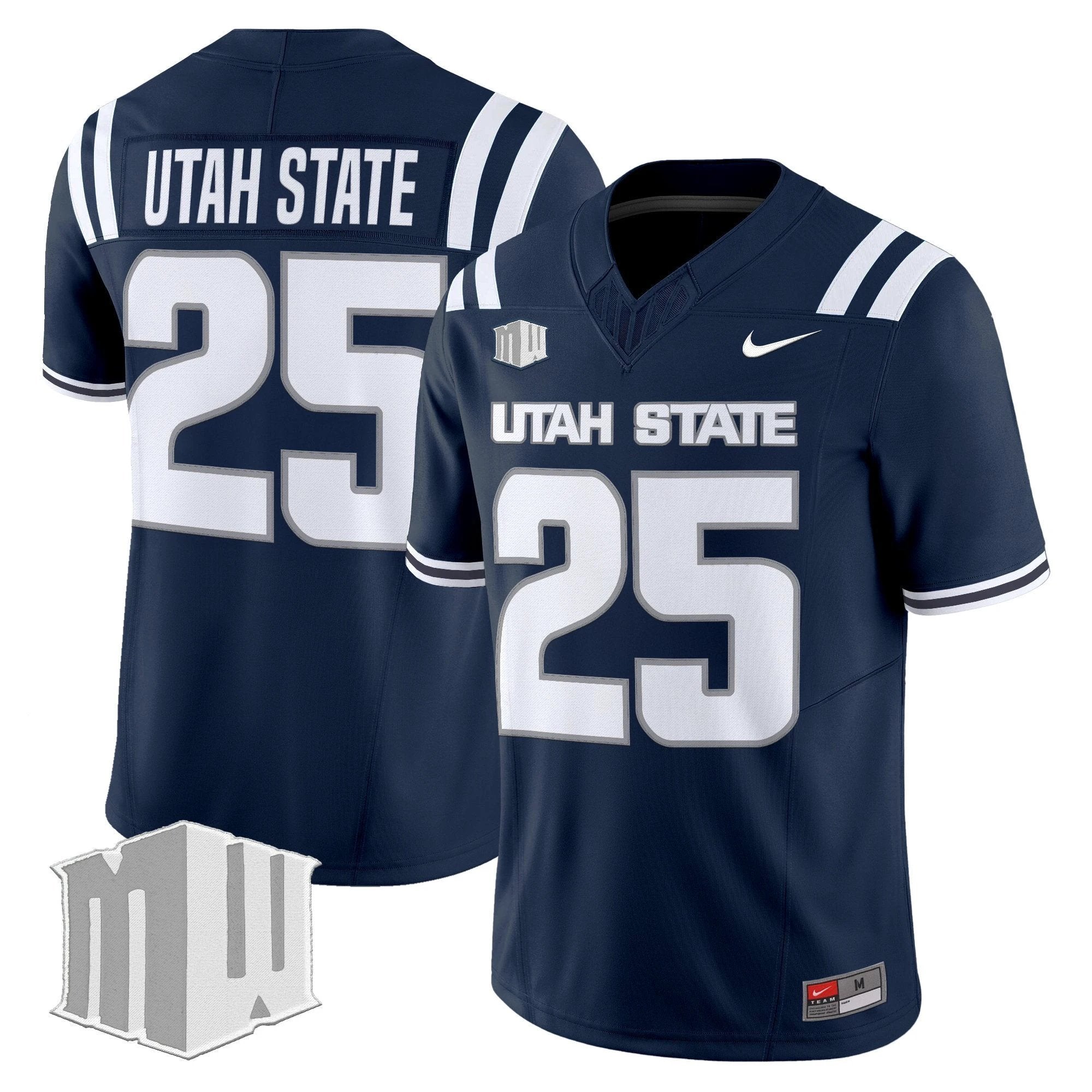 Men's Utah State Aggies 2025 Vapor Limited Jersey - All Stitched by NCAA Football Sunday Nov 2