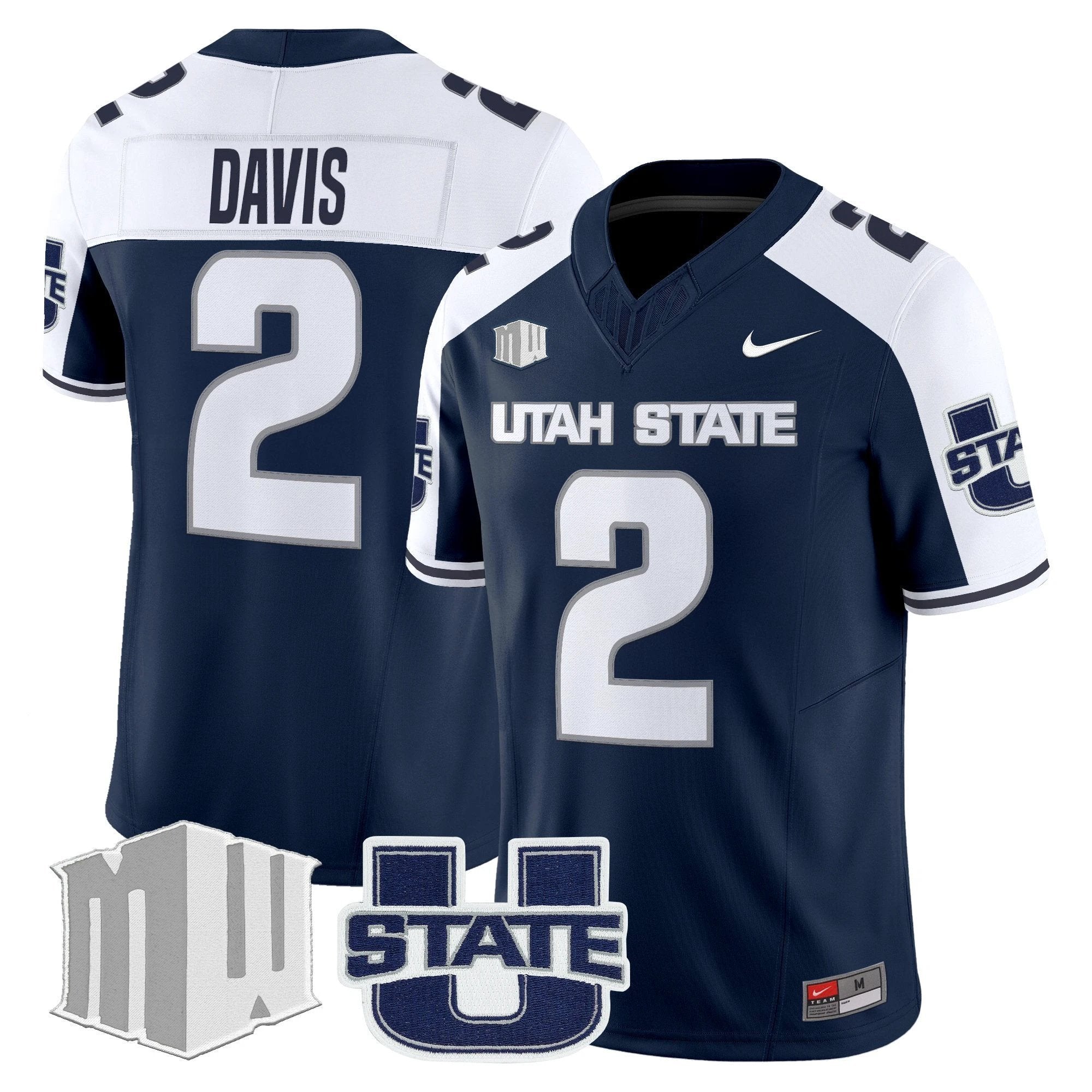 Men's Utah State Aggies 2025 Vapor Limited Jersey - All Stitched by NCAA Football Sunday Nov 2