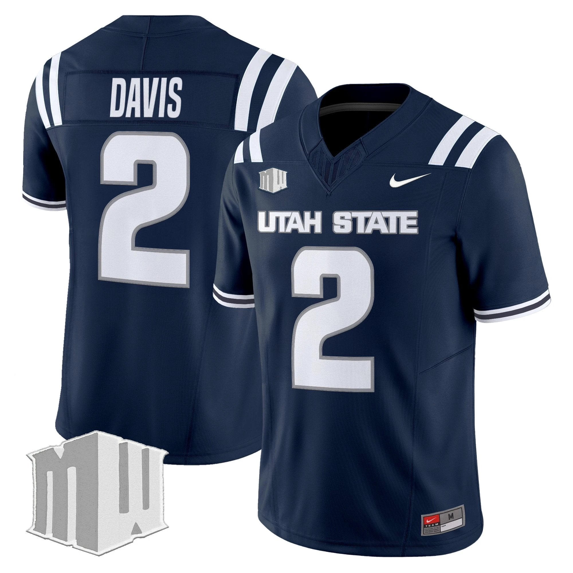 Men's Utah State Aggies 2025 Vapor Limited Jersey - All Stitched by NCAA Football Sunday Nov 2
