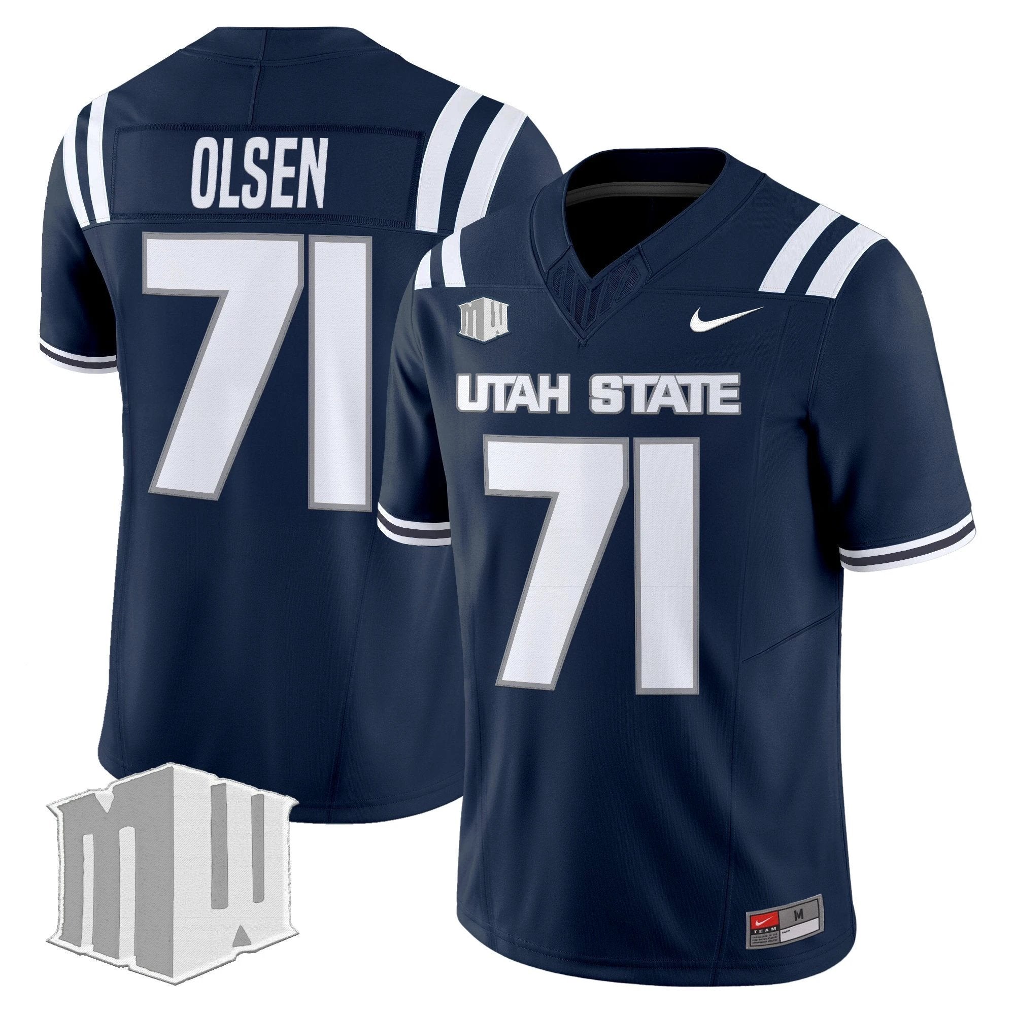 Men's Utah State Aggies 2025 Vapor Limited Jersey - All Stitched by NCAA Football Sunday Nov 2