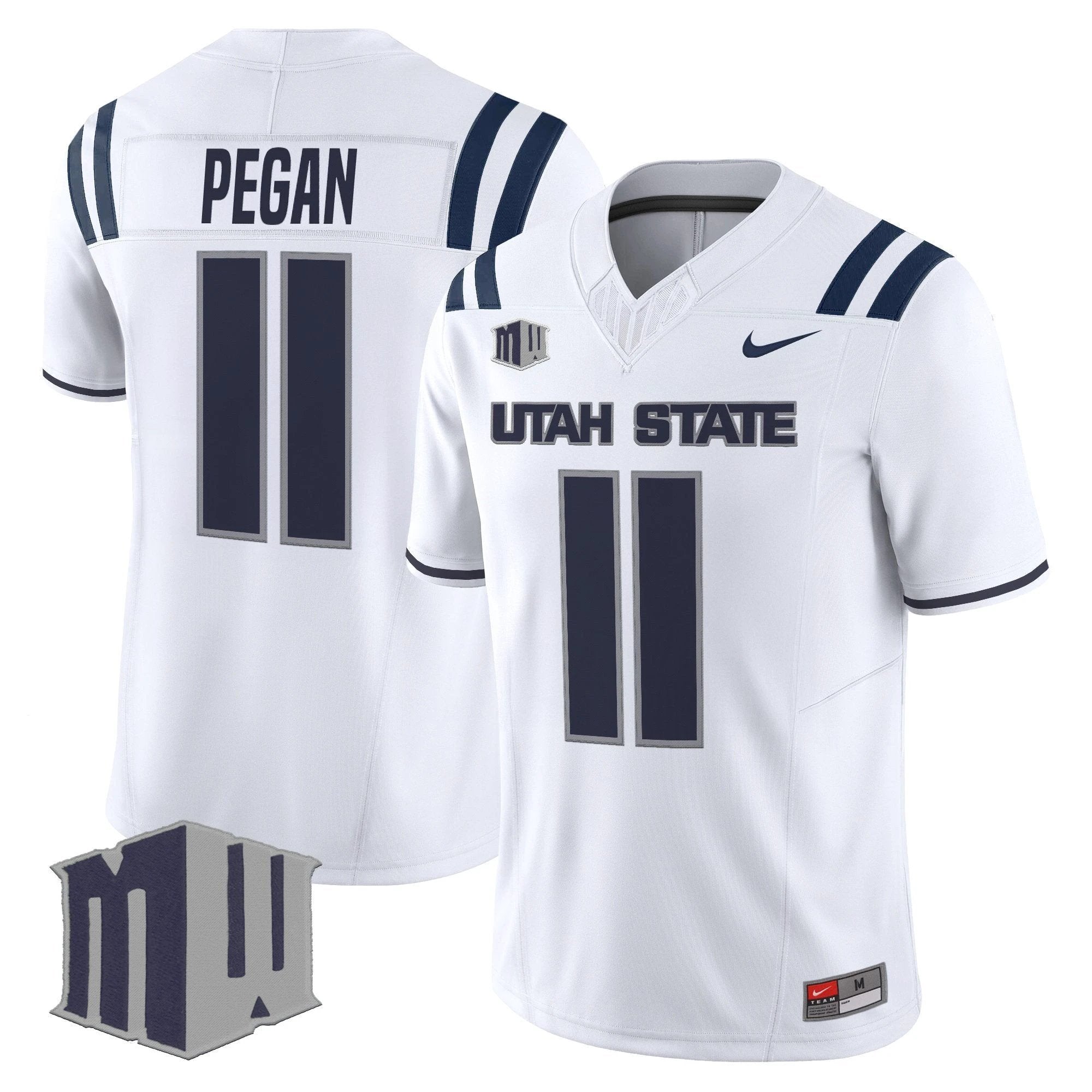Men's Utah State Aggies 2025 Vapor Limited Jersey - All Stitched by NCAA Football Sunday Nov 2