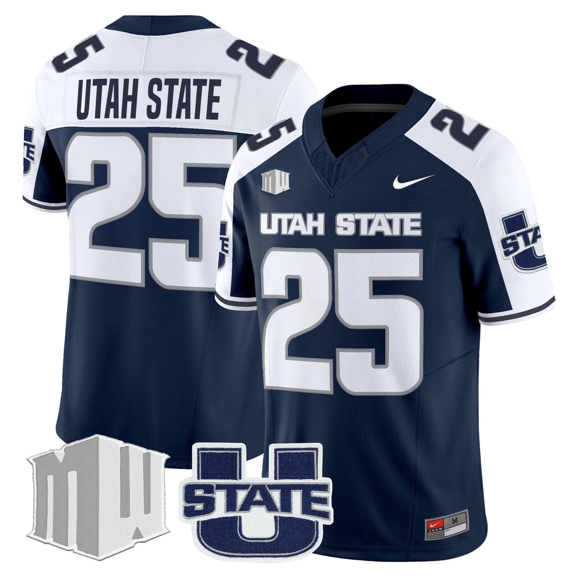 Men's Utah State Aggies 2025 Vapor Limited Jersey - All Stitched by NCAA Football Sunday Nov 2