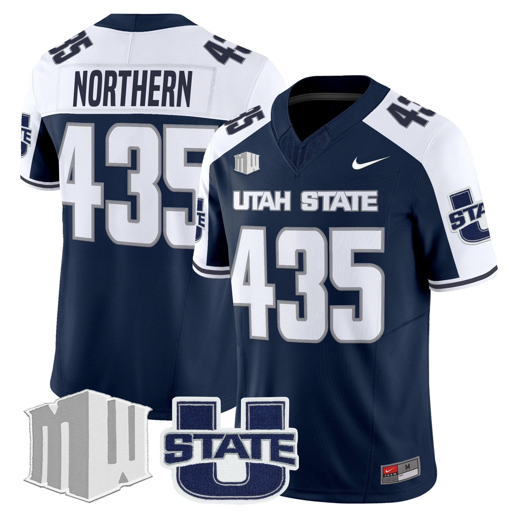 Men's Utah State Aggies 2025 Vapor Limited Jersey - All Stitched by NCAA Football Sunday Nov 2