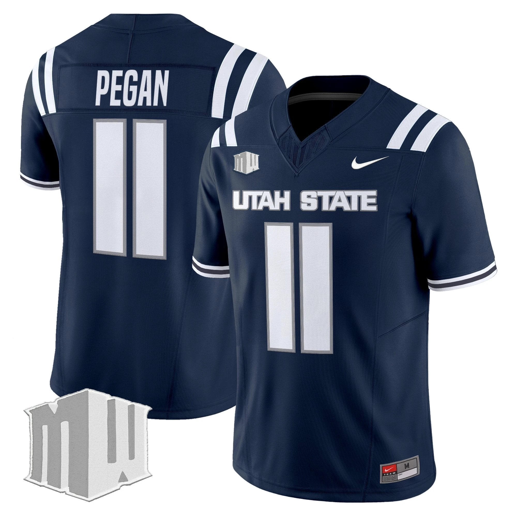 Men's Utah State Aggies 2025 Vapor Limited Jersey - All Stitched by NCAA Football Sunday Nov 2