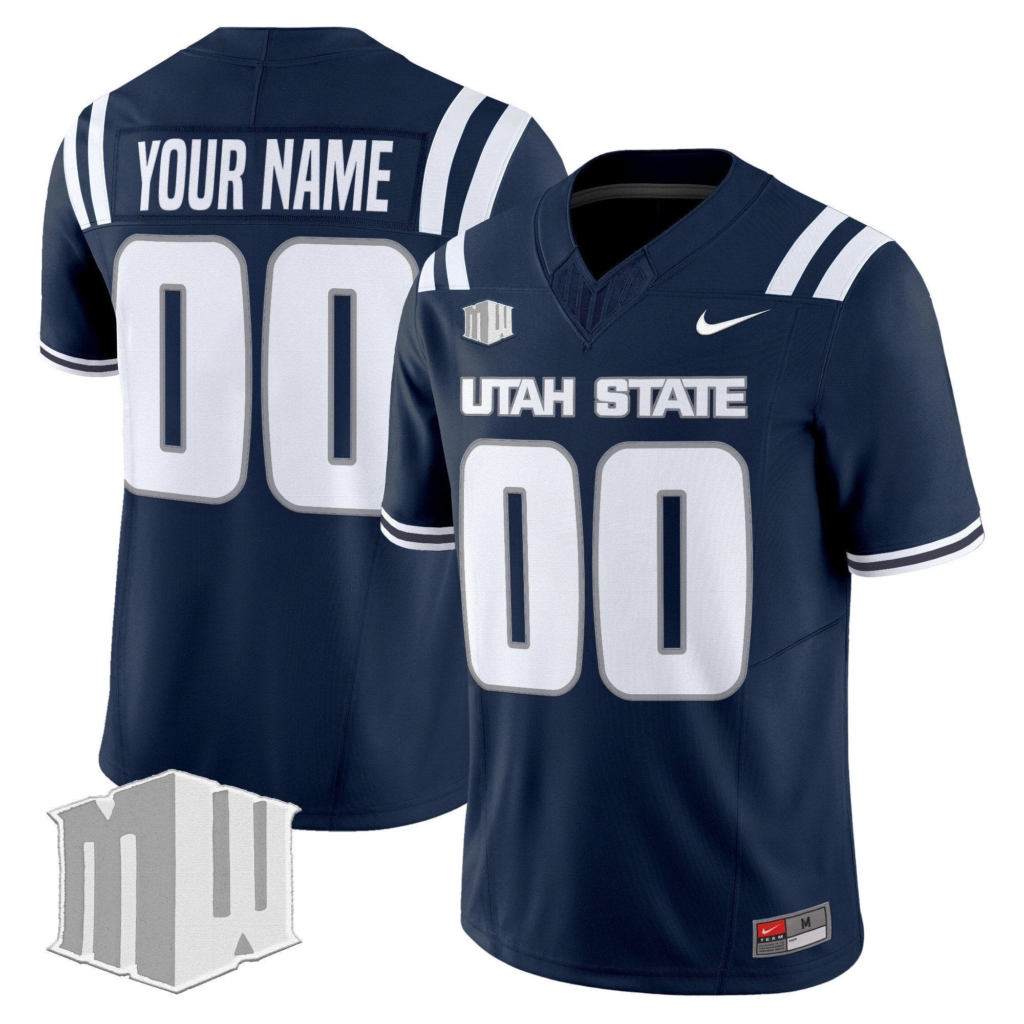 Utah State Aggies 2025 Vapor Limited Custom Jersey - All Stitched by NCAA Football Sunday Nov 2