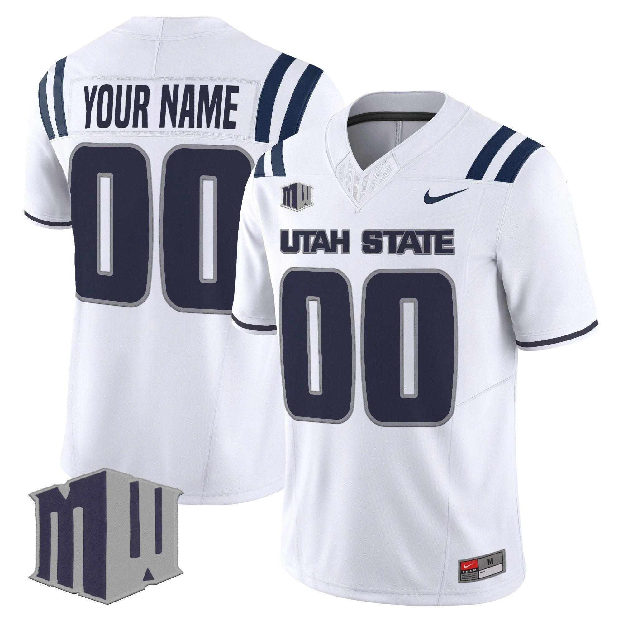 Utah State Aggies 2025 Vapor Limited Custom Jersey - All Stitched by NCAA Football Sunday Nov 2
