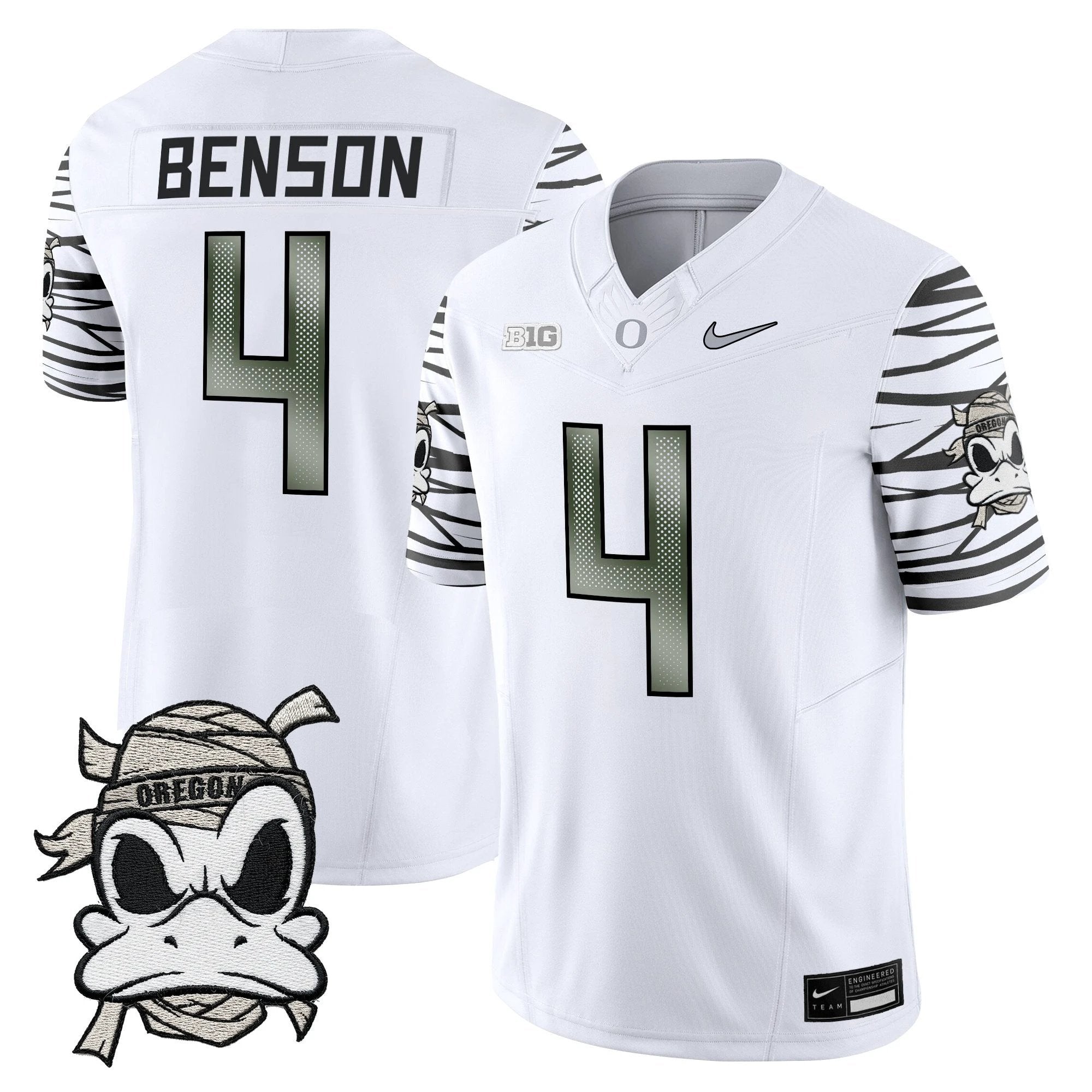 Oregon Ducks 2025 "Mummy Duck" Vapor Limited Jersey V1- All Stitched by Oregon Ducks