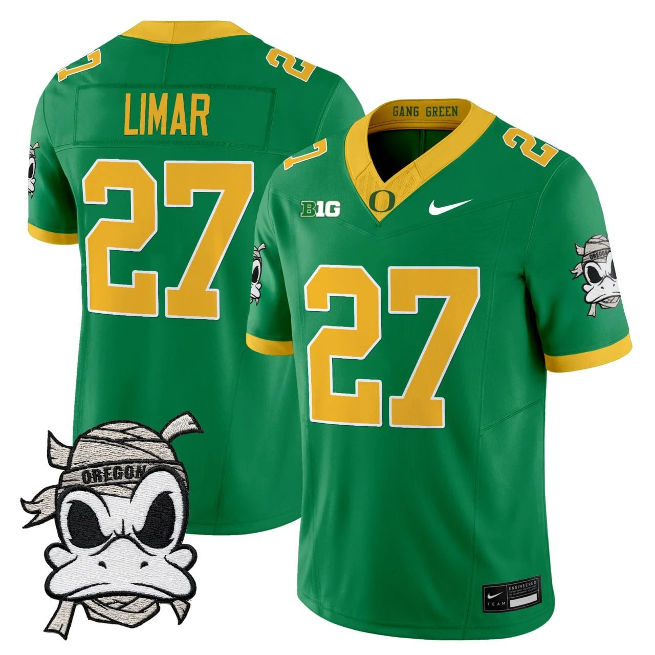 Oregon Ducks 2025 "Mummy Duck" Vapor Limited Jersey V1- All Stitched by Oregon Ducks