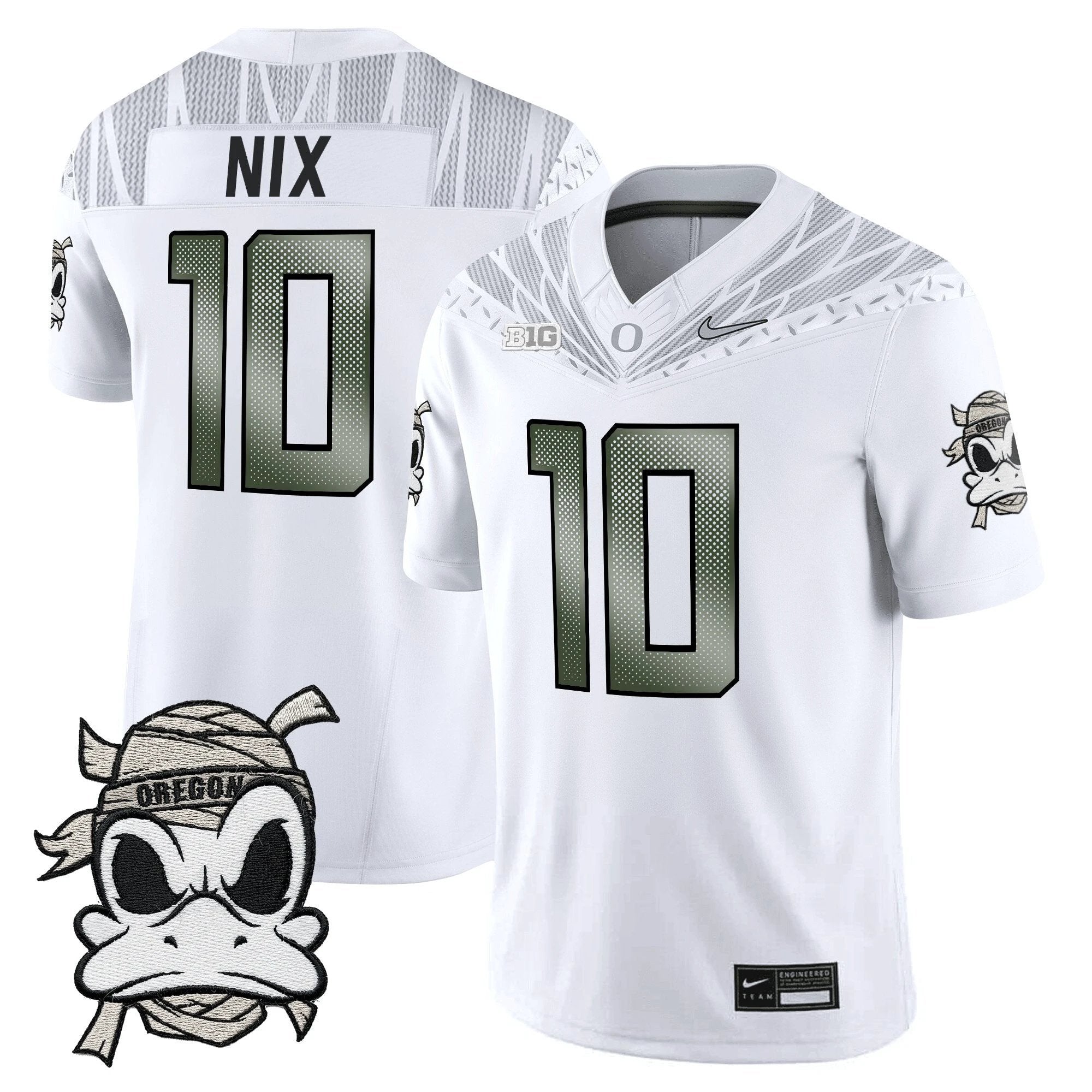 Oregon Ducks 2025 "Mummy Duck" Vapor Limited Jersey - All Stitched by Oregon Ducks
