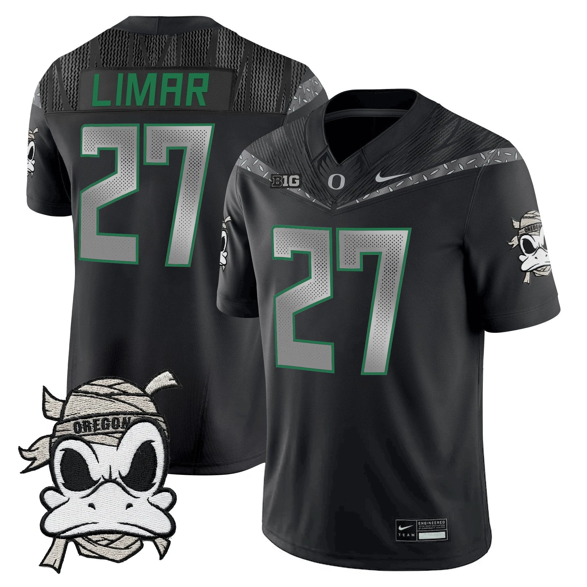 Oregon Ducks 2025 "Mummy Duck" Vapor Limited Jersey - All Stitched by Oregon Ducks